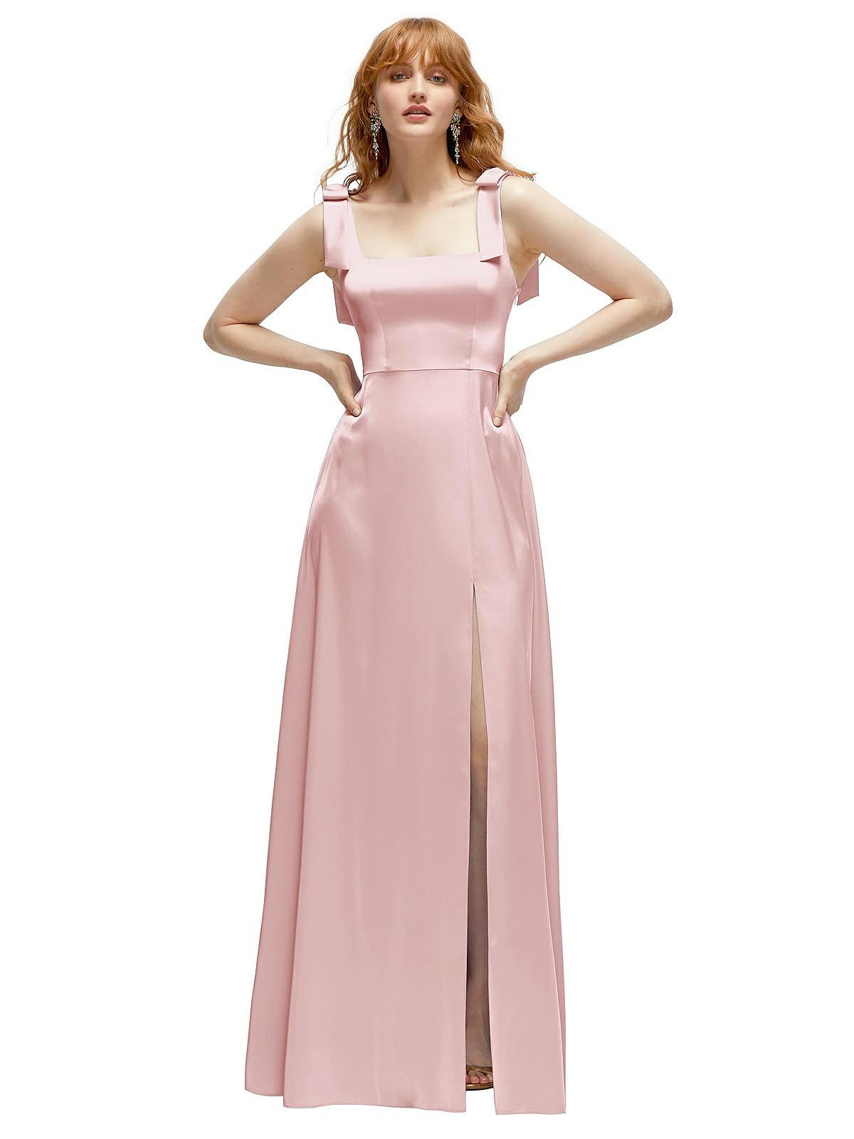 tiffany blue color bridesmaid dresses Tiffany Blue Chiffon Deep V-neck High Low Boho Bridesmaid Dresses, WG0 –  AlineBridal main image 1