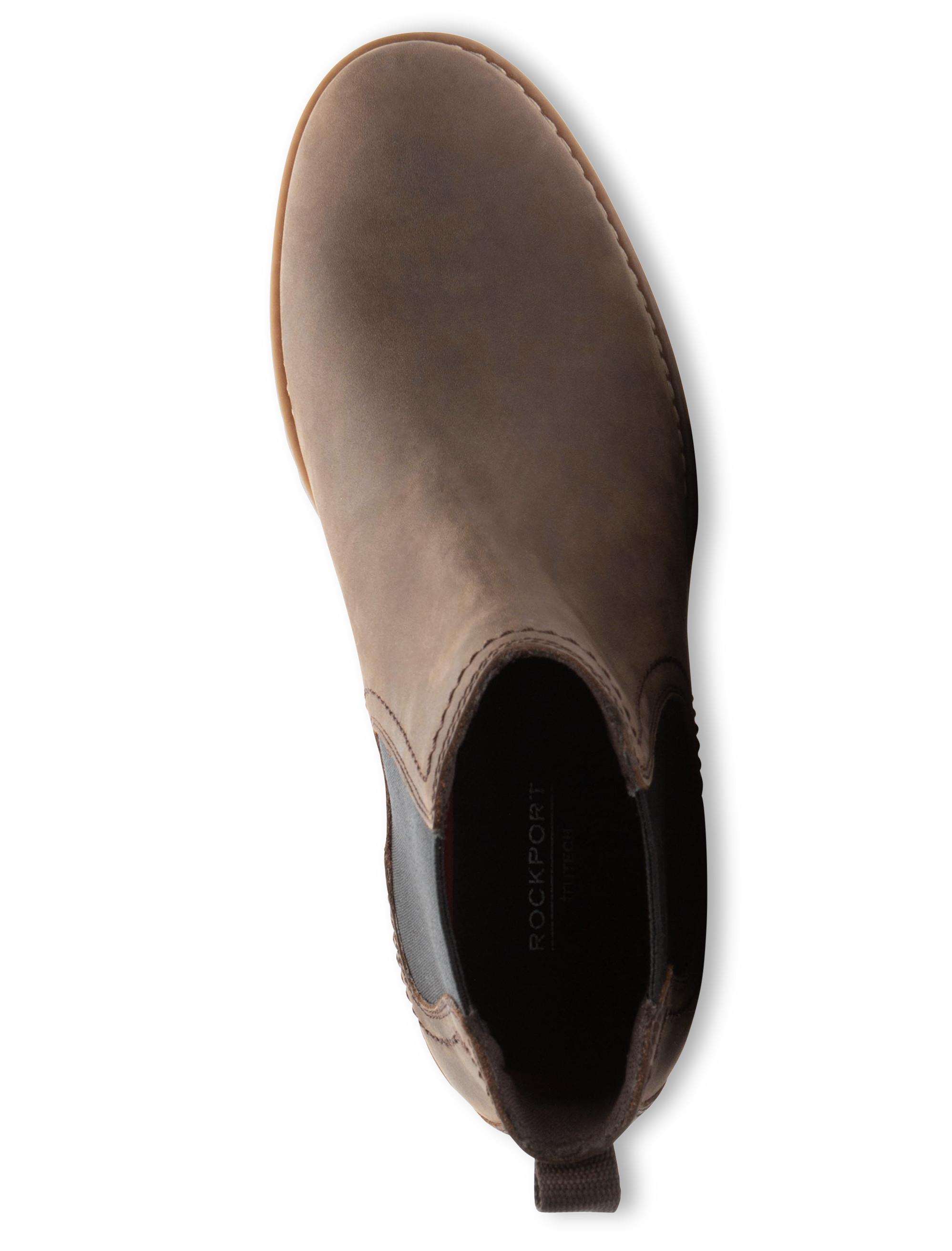 Rockport Big & Tall Mitchell Chelsea Boots in Brown for Men | Lyst