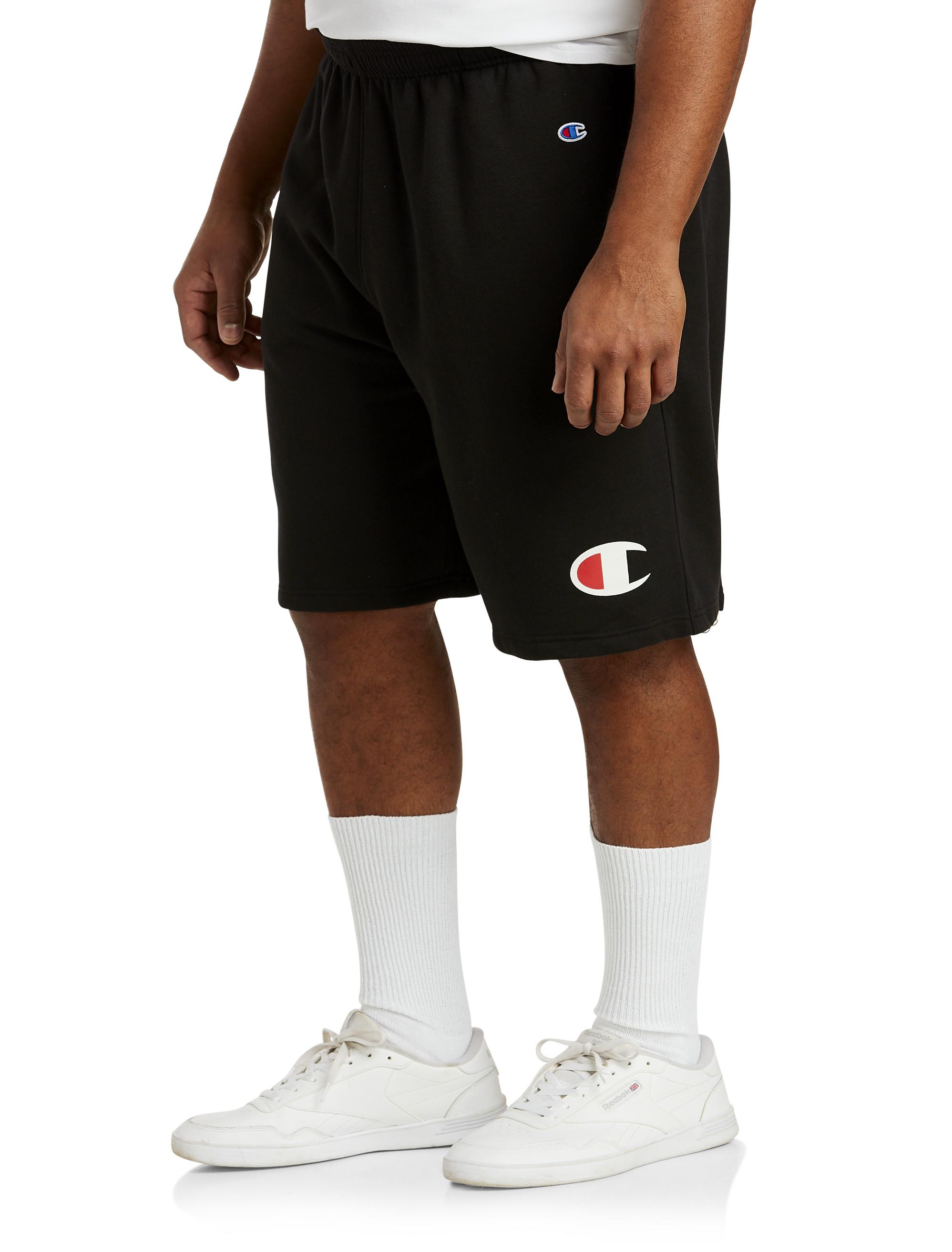 Champion Big & Tall Classic C Logo Graphic Shorts in Black for Men | Lyst