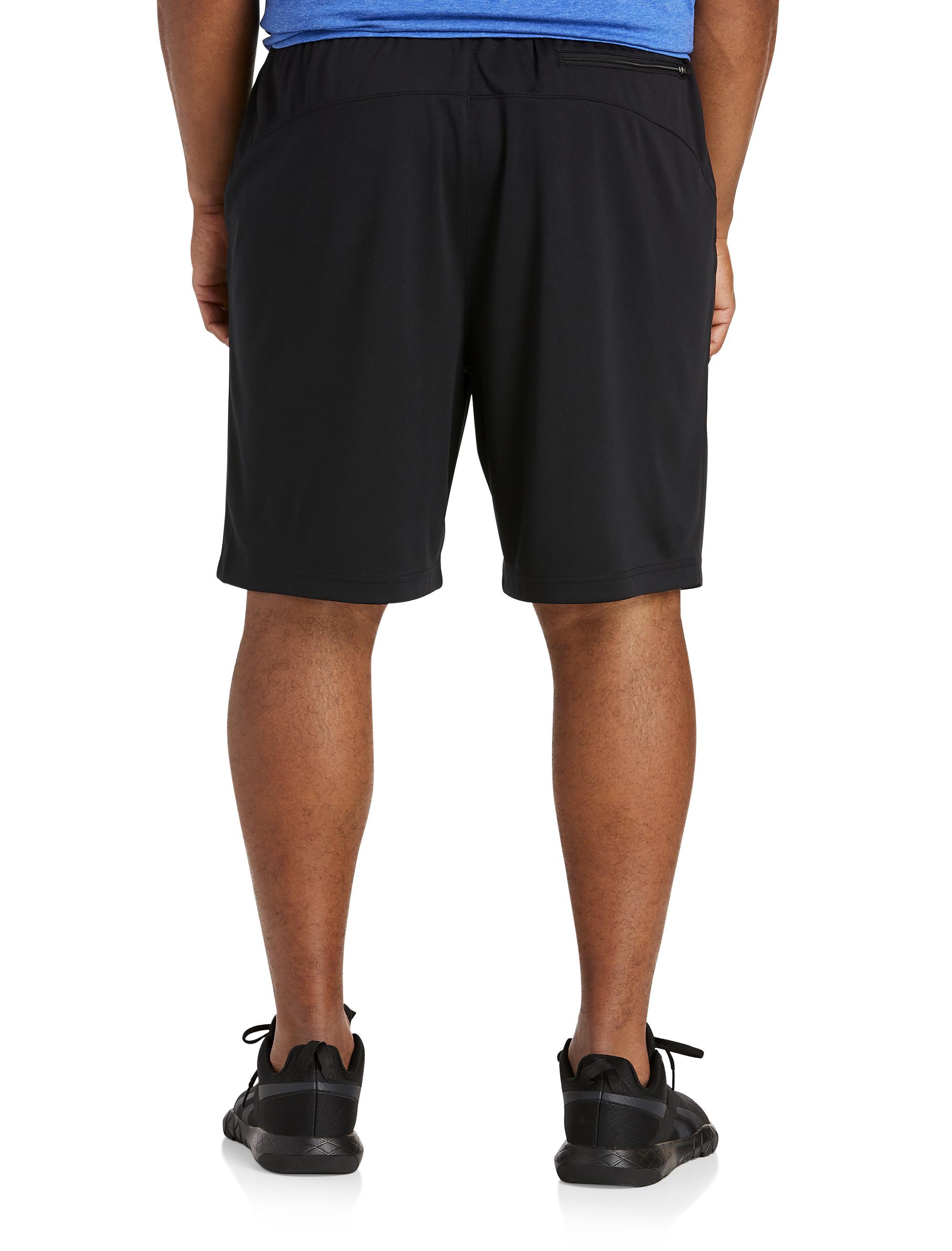Reebok Big & Tall Speedwick Double-knit Shorts in Black for Men | Lyst