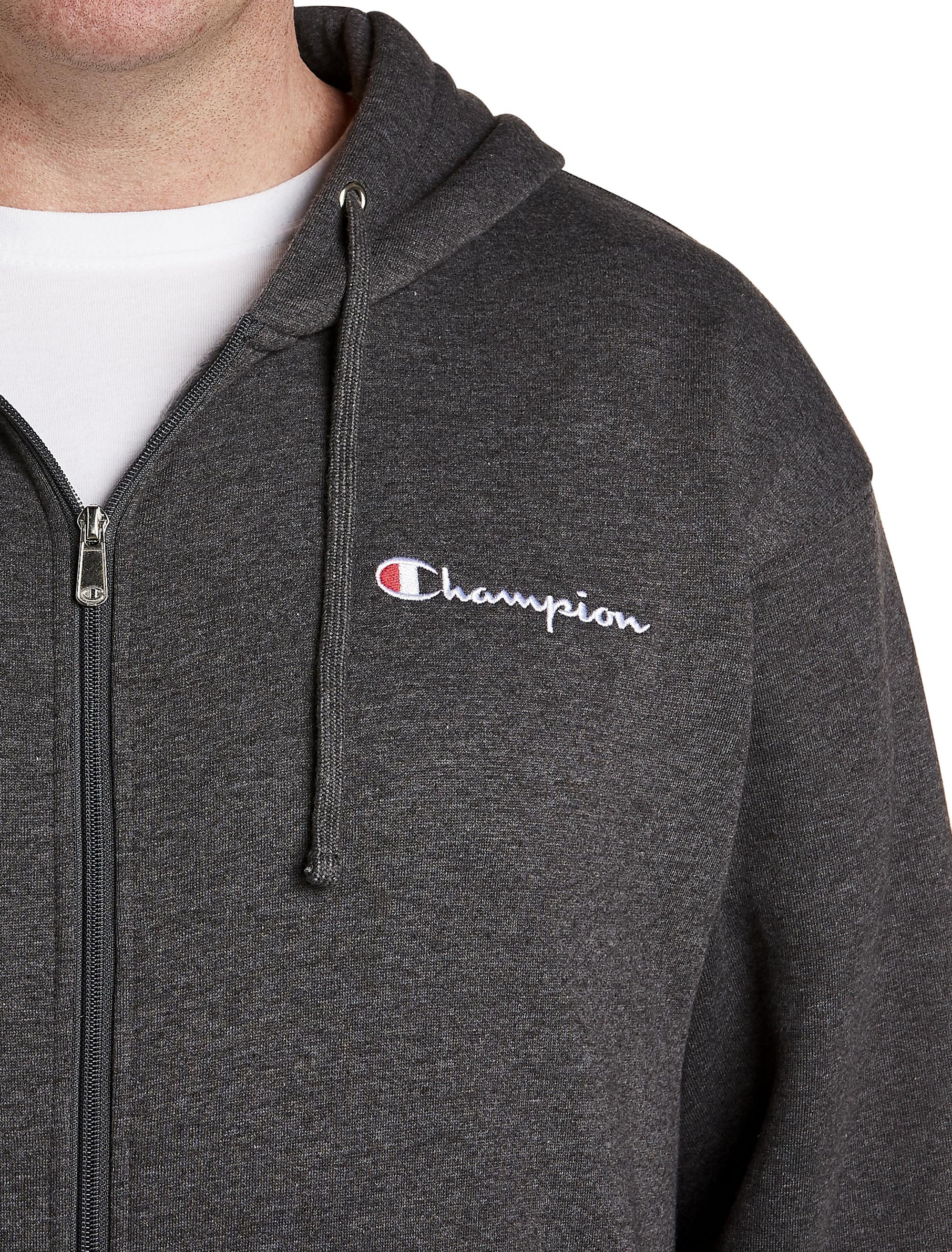 champion full zip jacket script logo