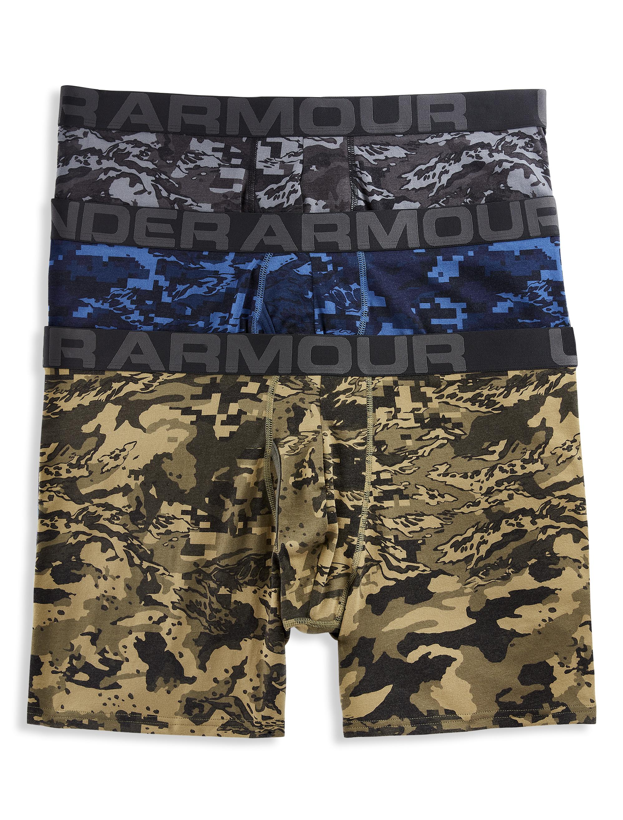 Under Armour Big & Tall 3-pk Camo 6 Boxerjock Boxer Briefs for Men