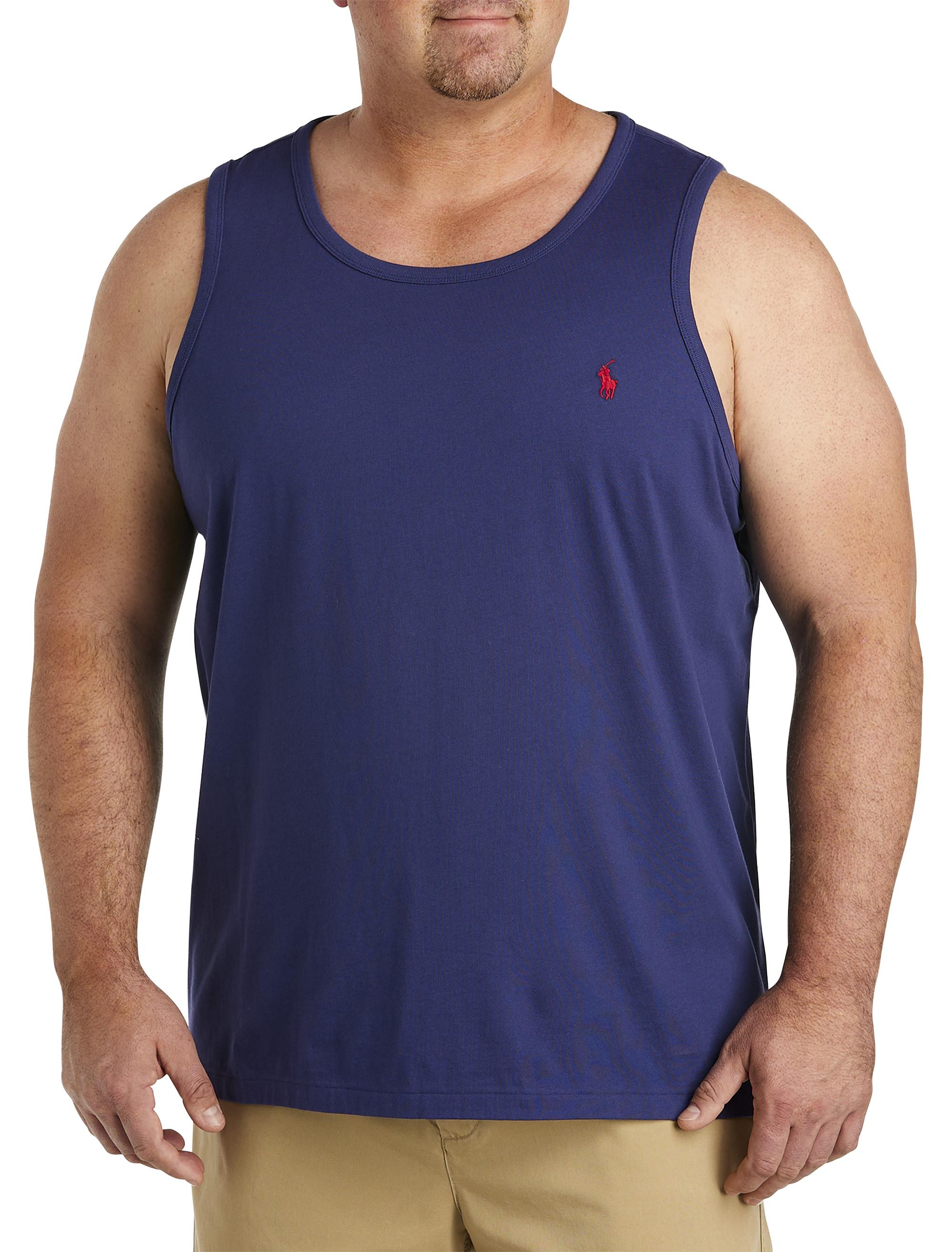 Polo Ralph Lauren Big & Tall Sleeveless Washed Jersey T-shirt in Blue for  Men | Lyst