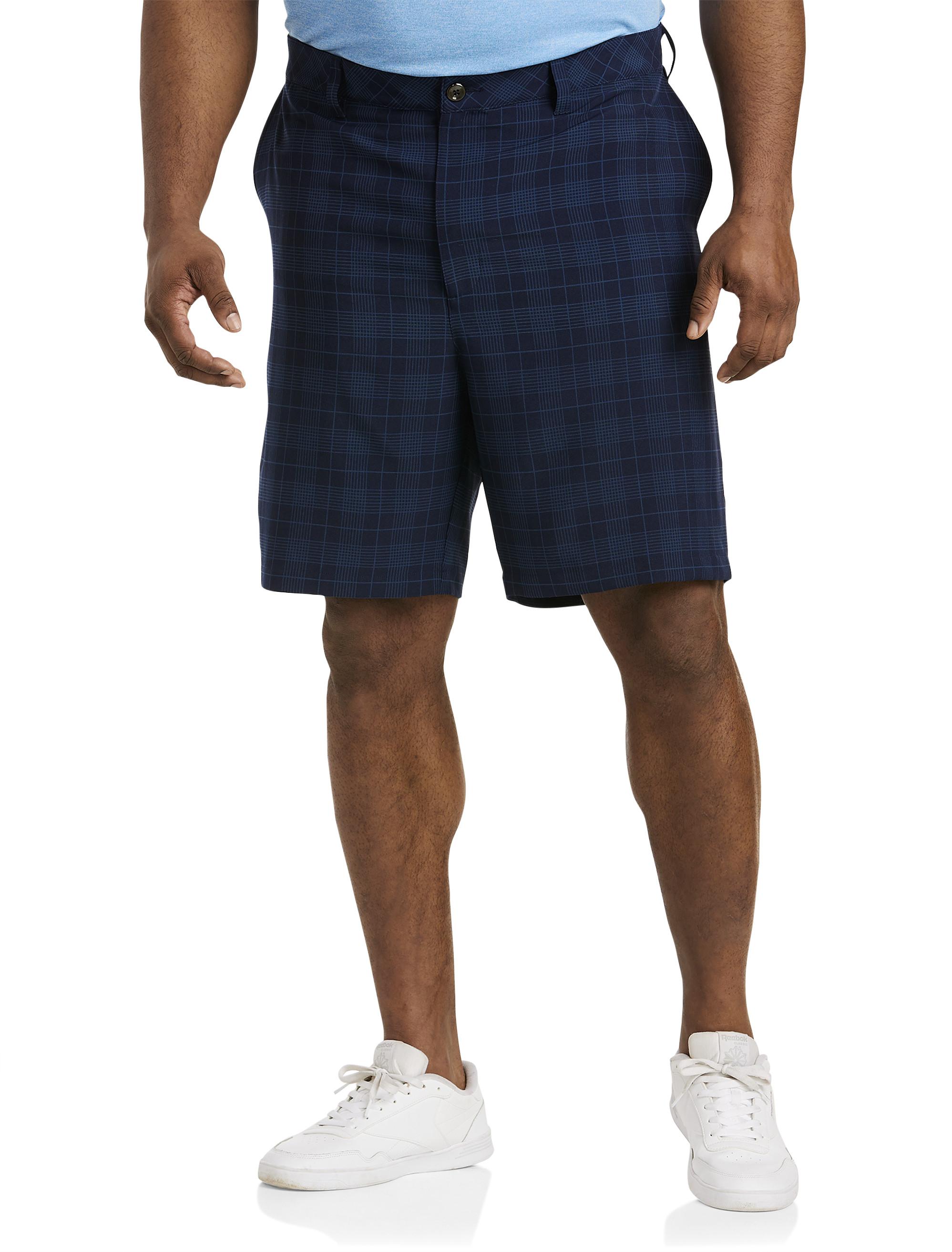 Reebok Big Tall Speedwick Plaid Golf Shorts in Blue for Men Lyst