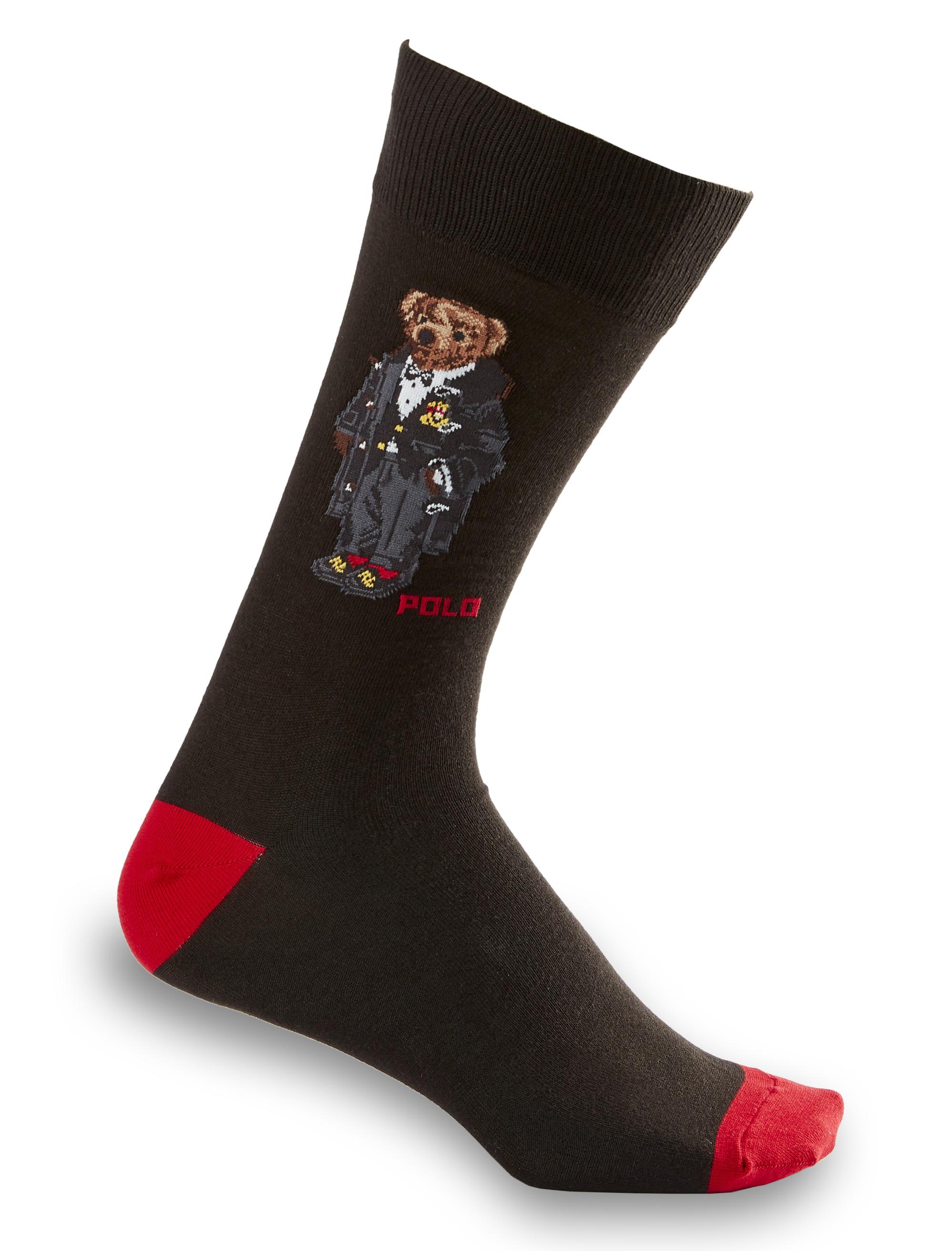 polo socks black