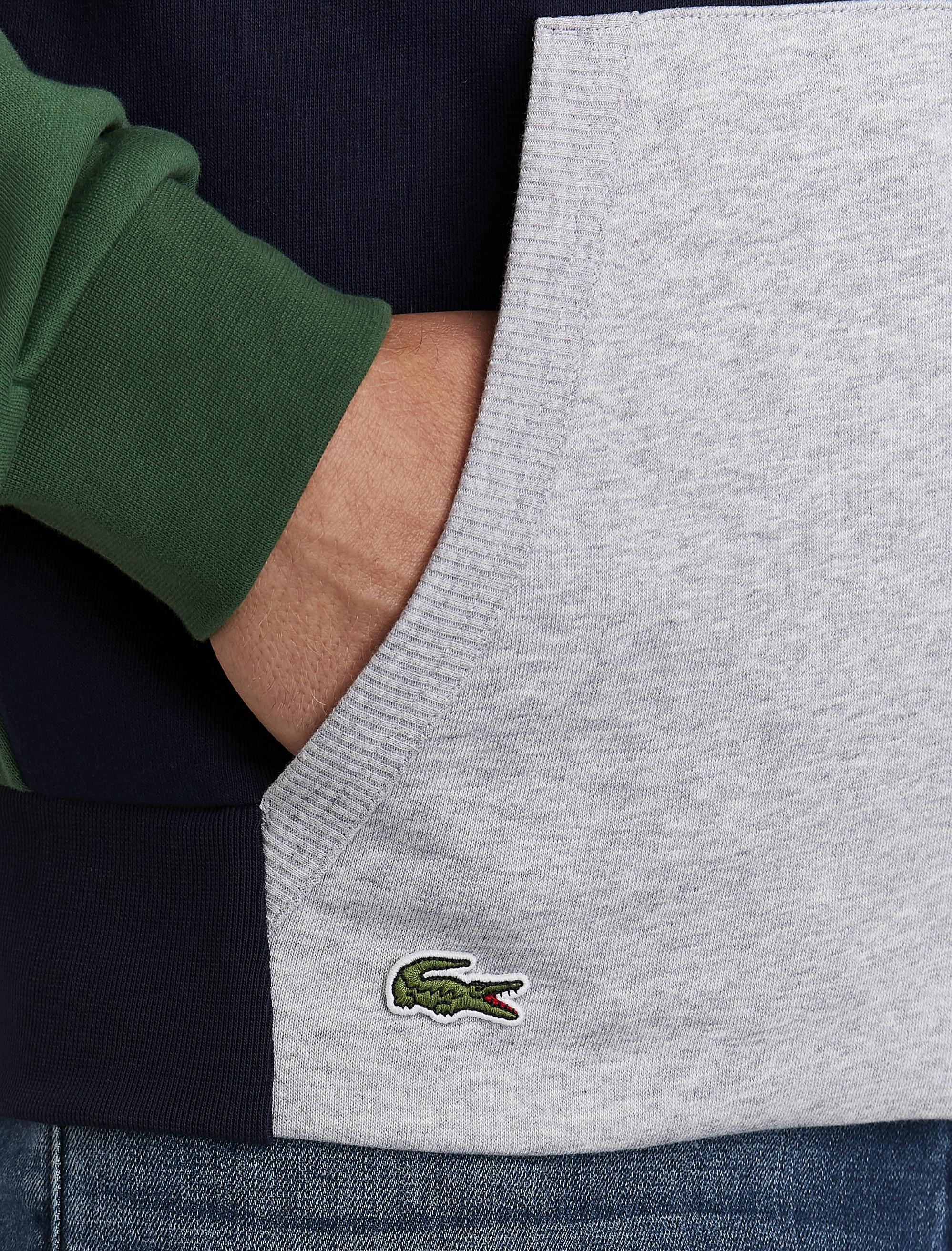 Lacoste Big & Tall Colorblock Fleece Jacket in Green for Men | Lyst