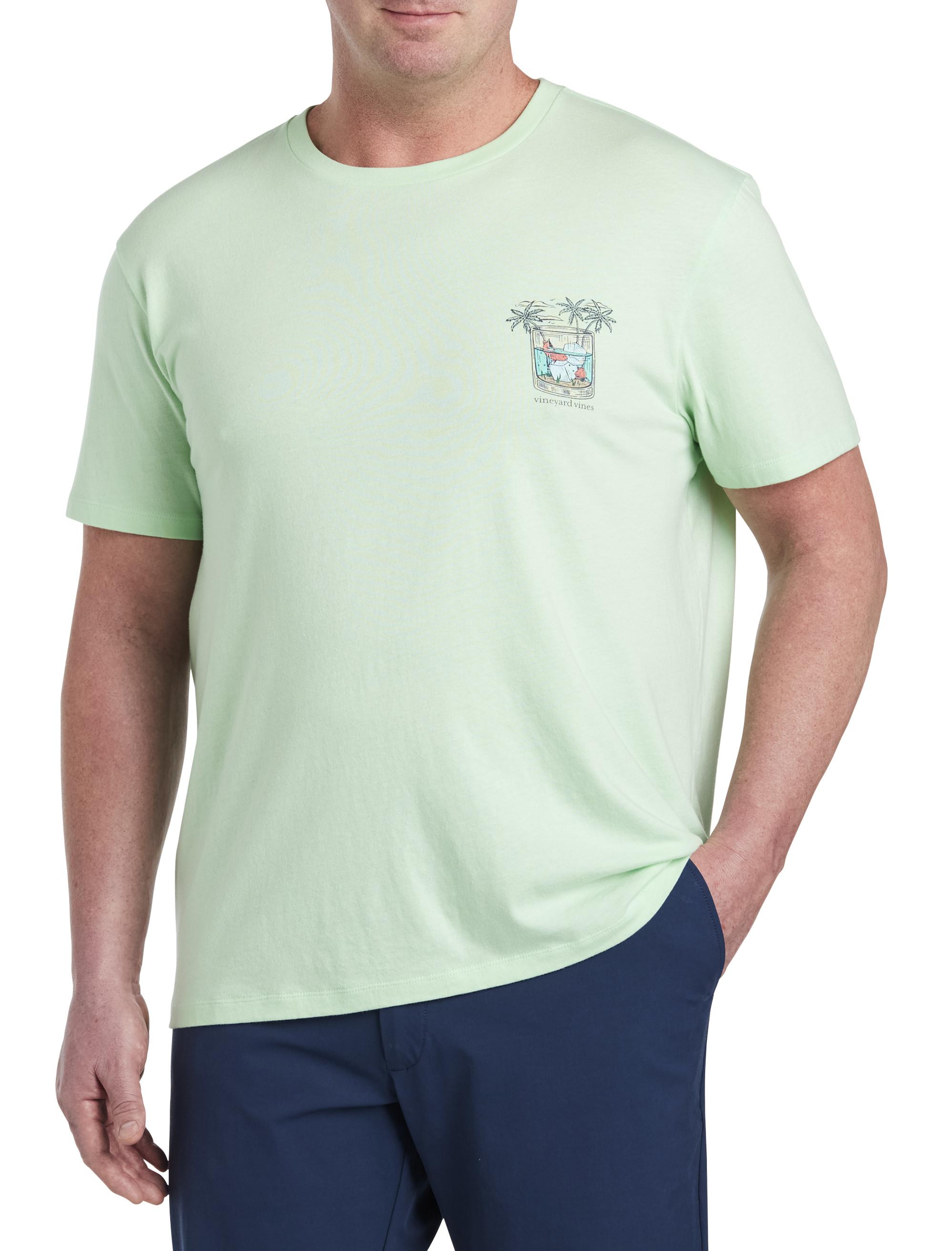 Vineyard Vines Big & Tall Whiskey Fish Graphic Tee in Green for Men | Lyst
