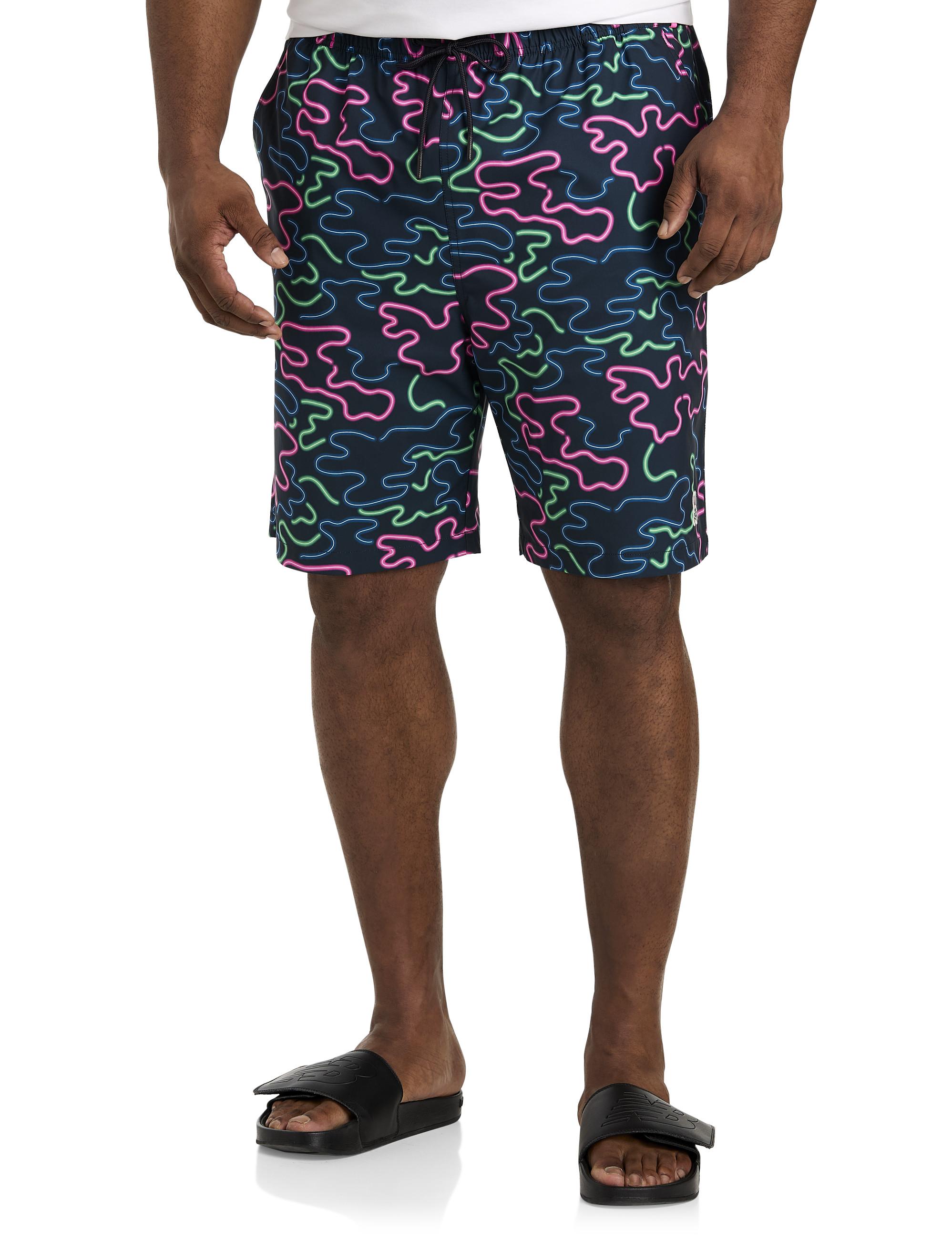 Psycho Bunny Big & Tall Perry Swim Trunks in Blue for Men | Lyst