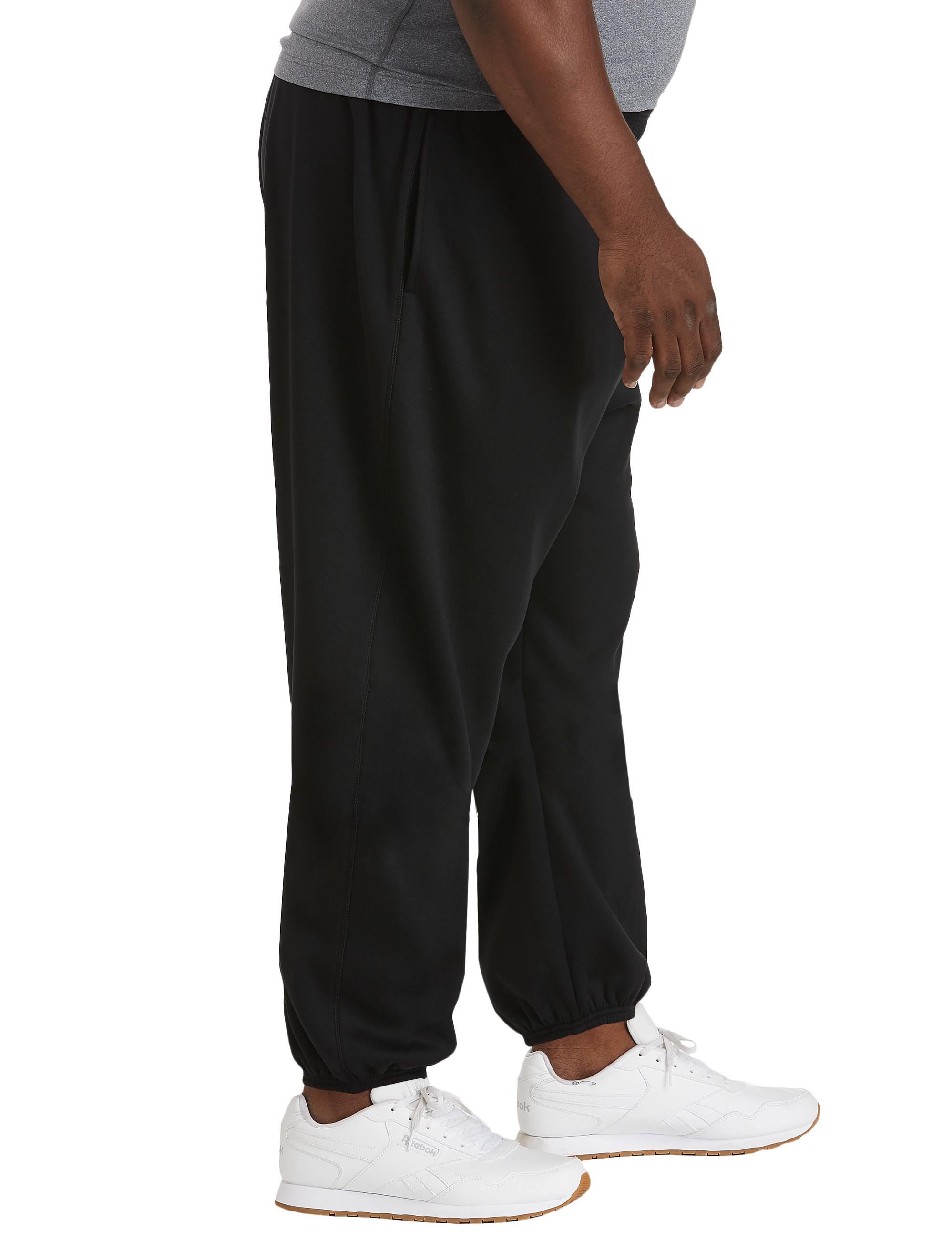 Reebok Big & Tall Speedwick Solid Fleece Pants in Black for Men | Lyst