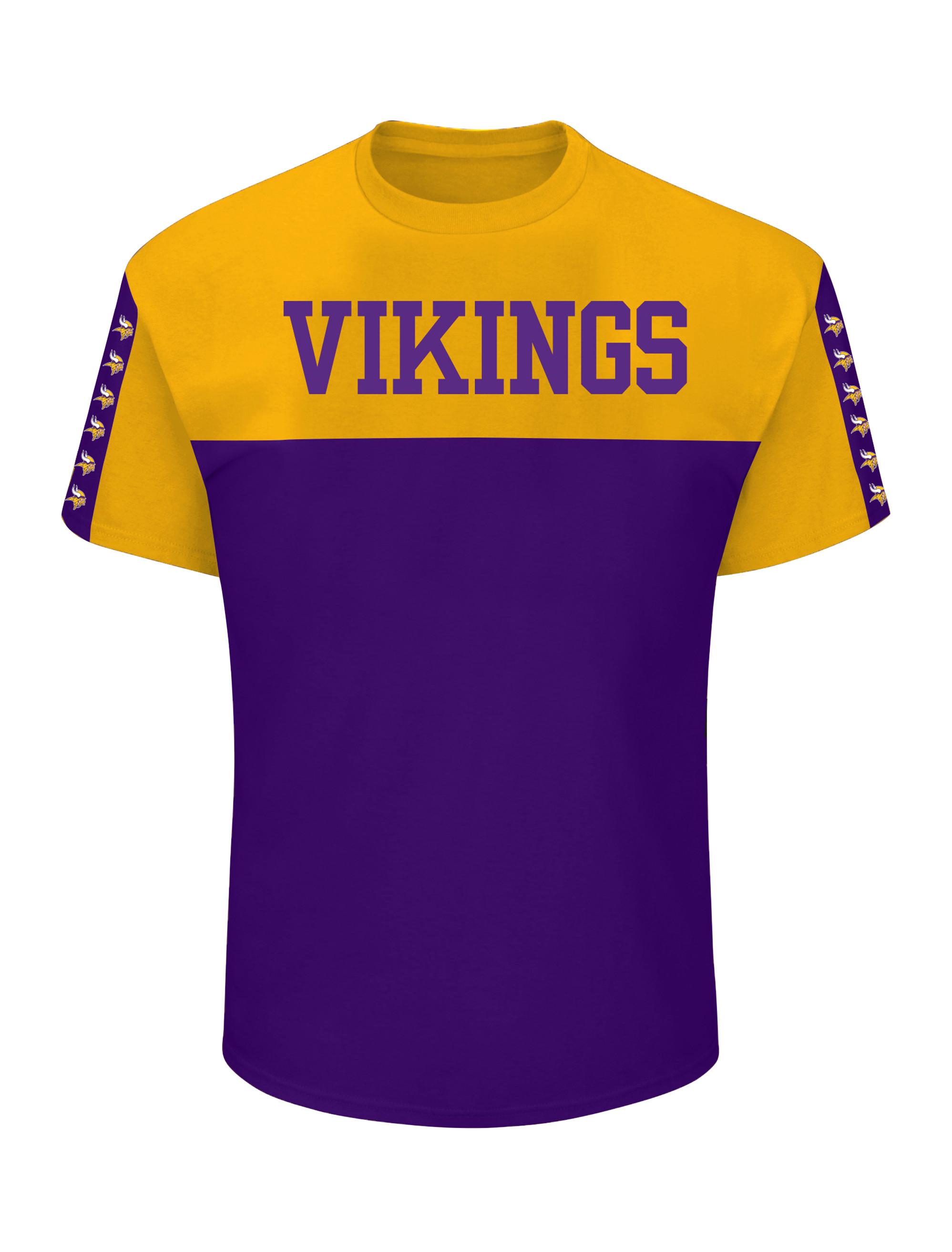 Nfl Big & Tall Team Logo Performance T-shirt in Purple for Men | Lyst
