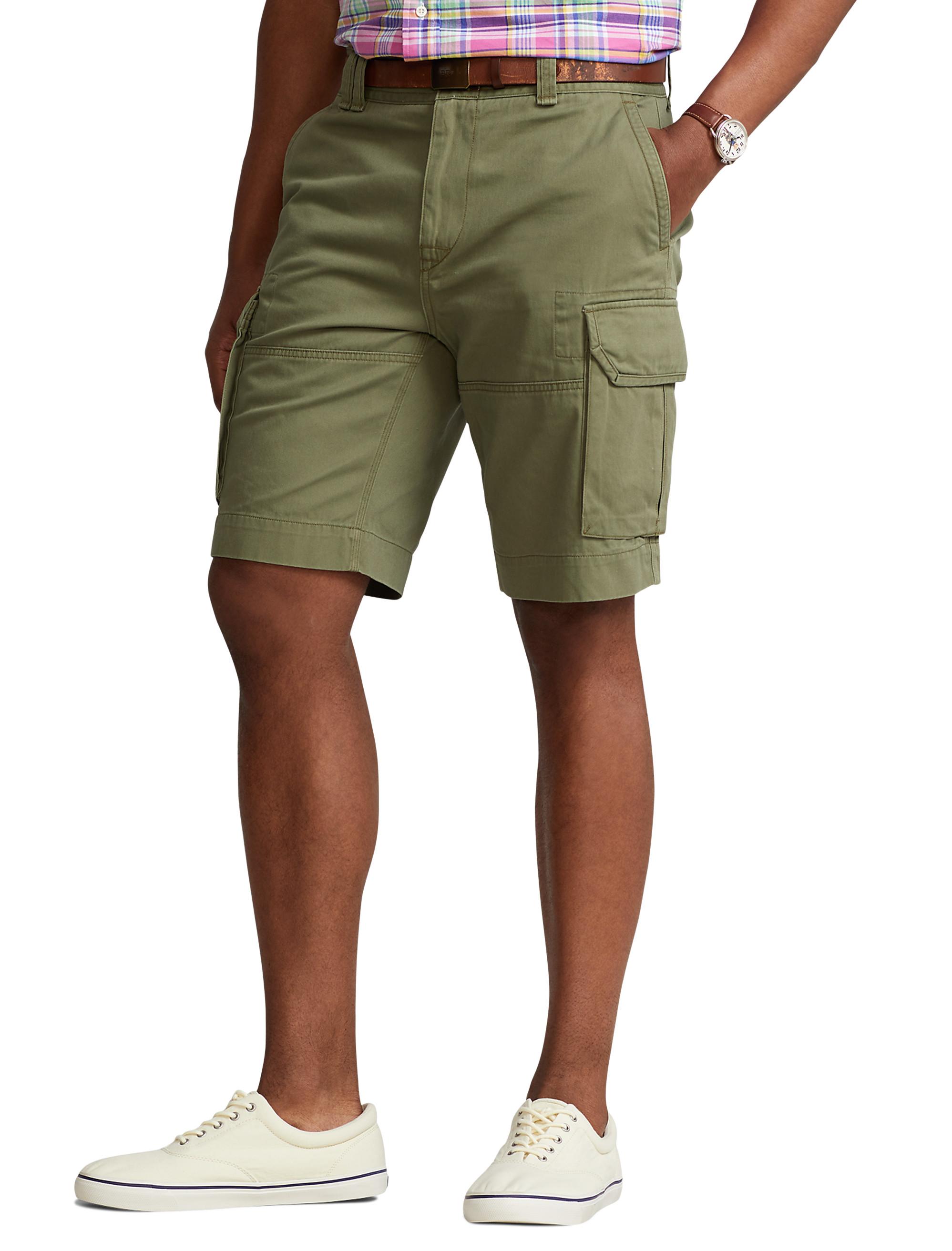 Polo Ralph Lauren Big & Tall Gellar Cargo Shorts in Green for Men | Lyst