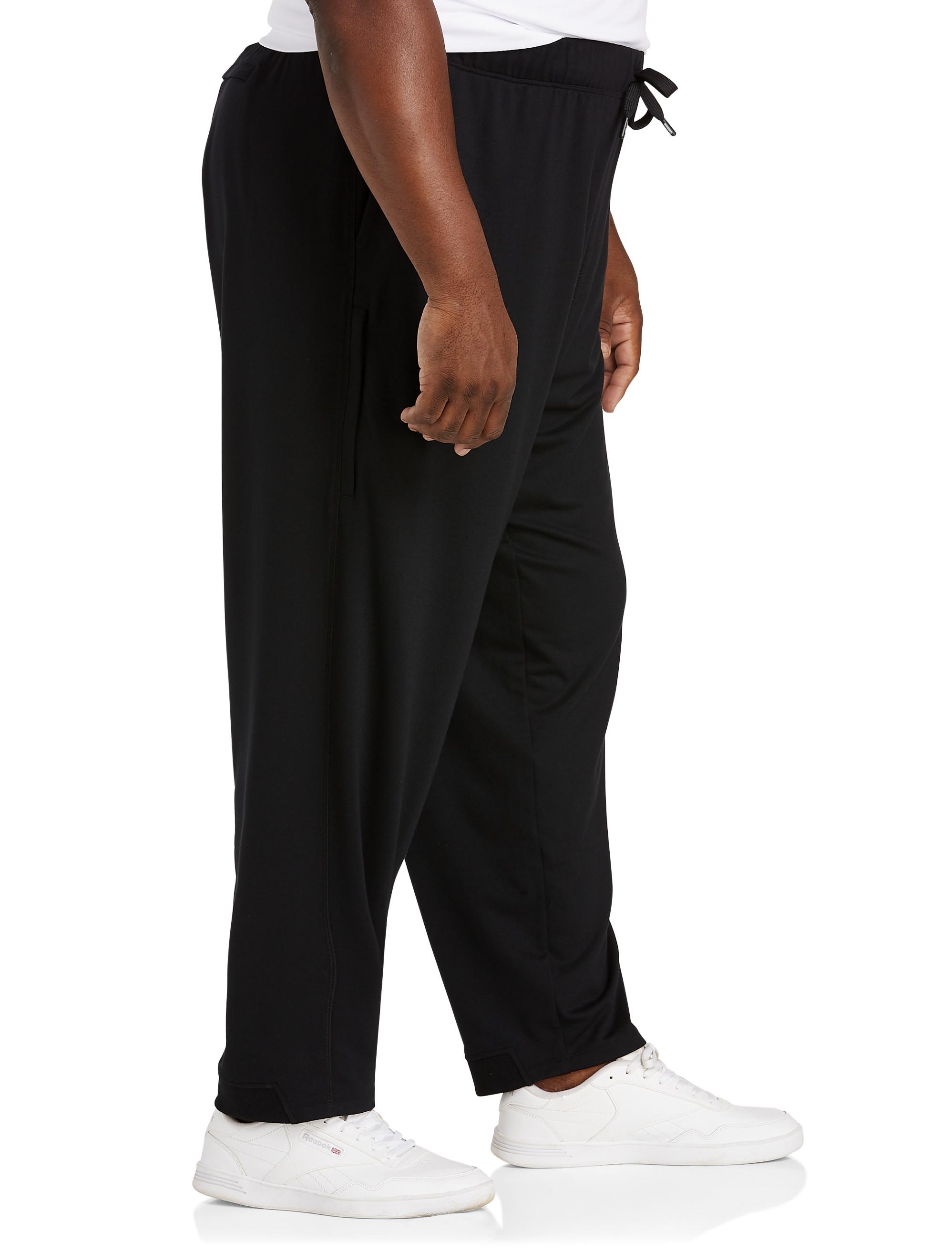 Reebok Big & Tall Speedwick Zipper-pocket Joggers in Black for Men | Lyst