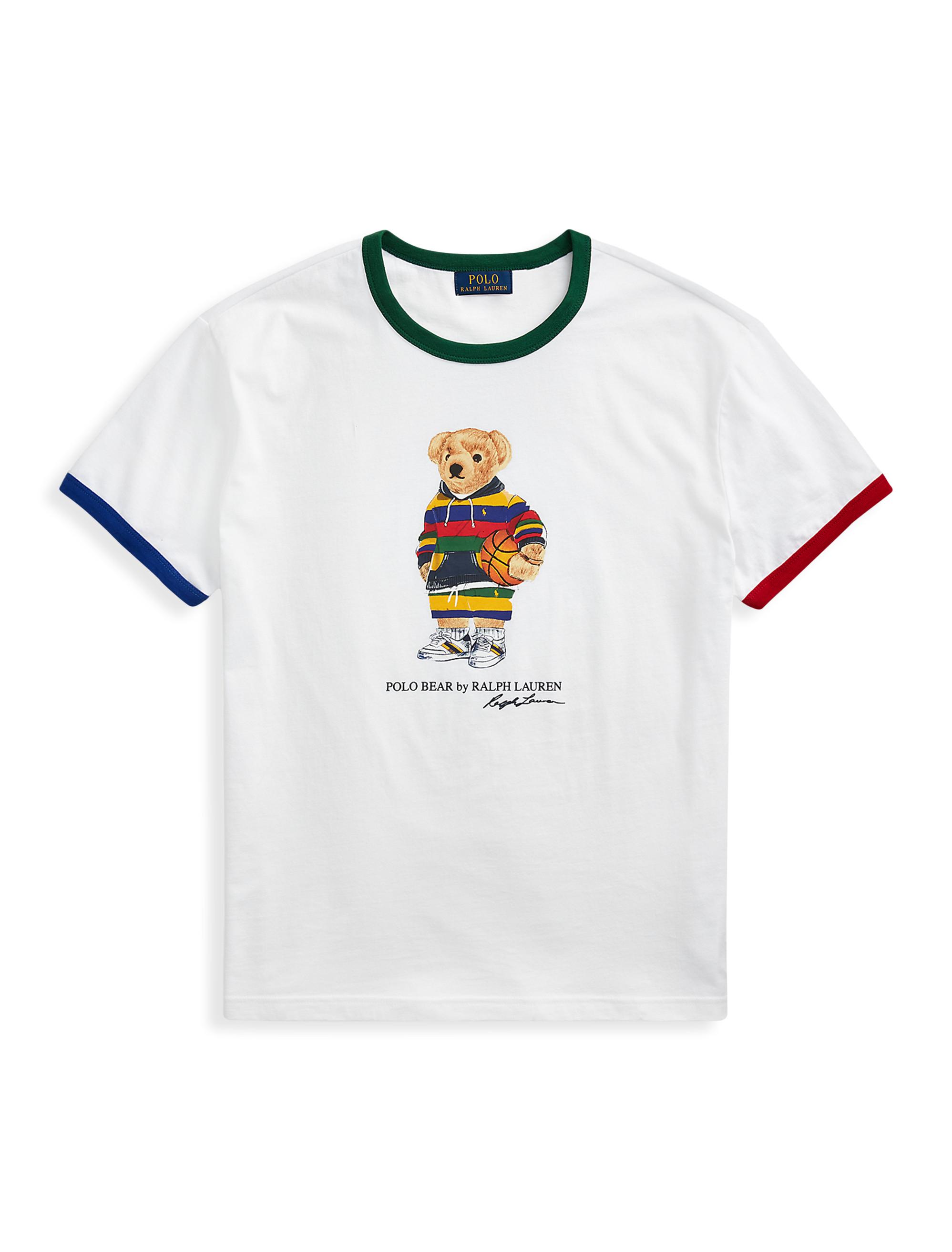 Polo Ralph Lauren Big & Tall Athletic Polo Bear T-shirt in White for Men |
