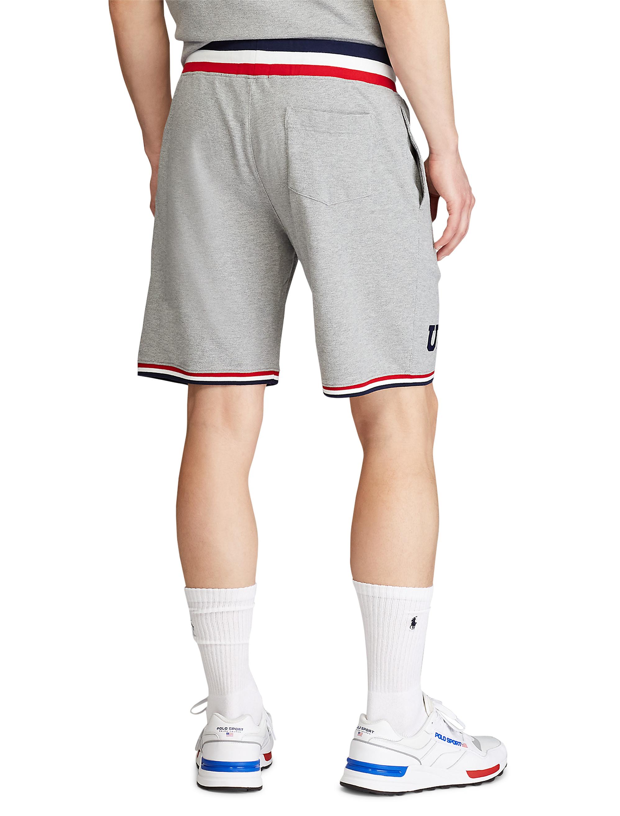 Polo Ralph Lauren Cotton Big & Tall Usa Graphic Jersey Shorts in Gray for  Men | Lyst