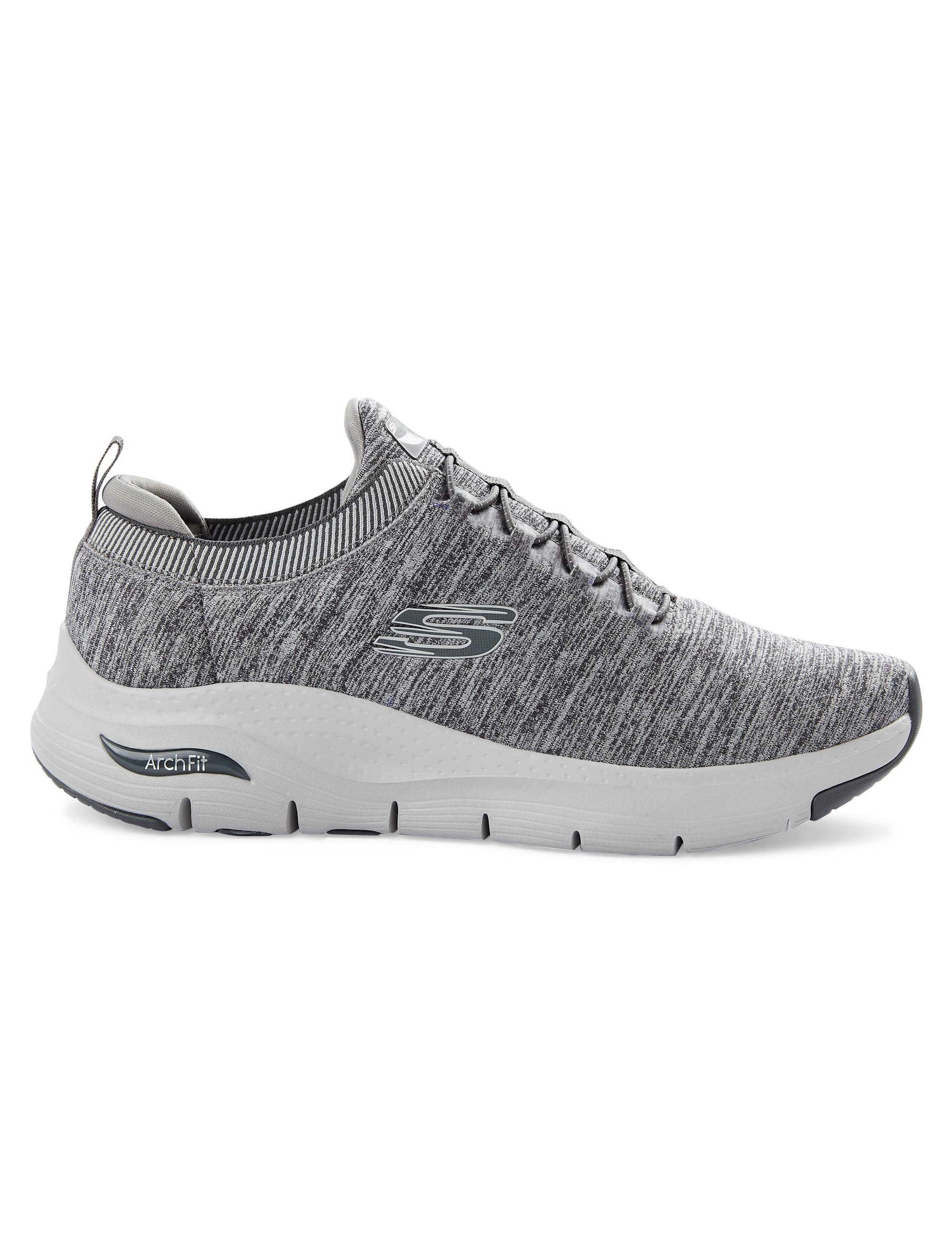 Skechers Big & Tall Arch Fit Bungee Laceup Sneakers in Gray for Men Lyst