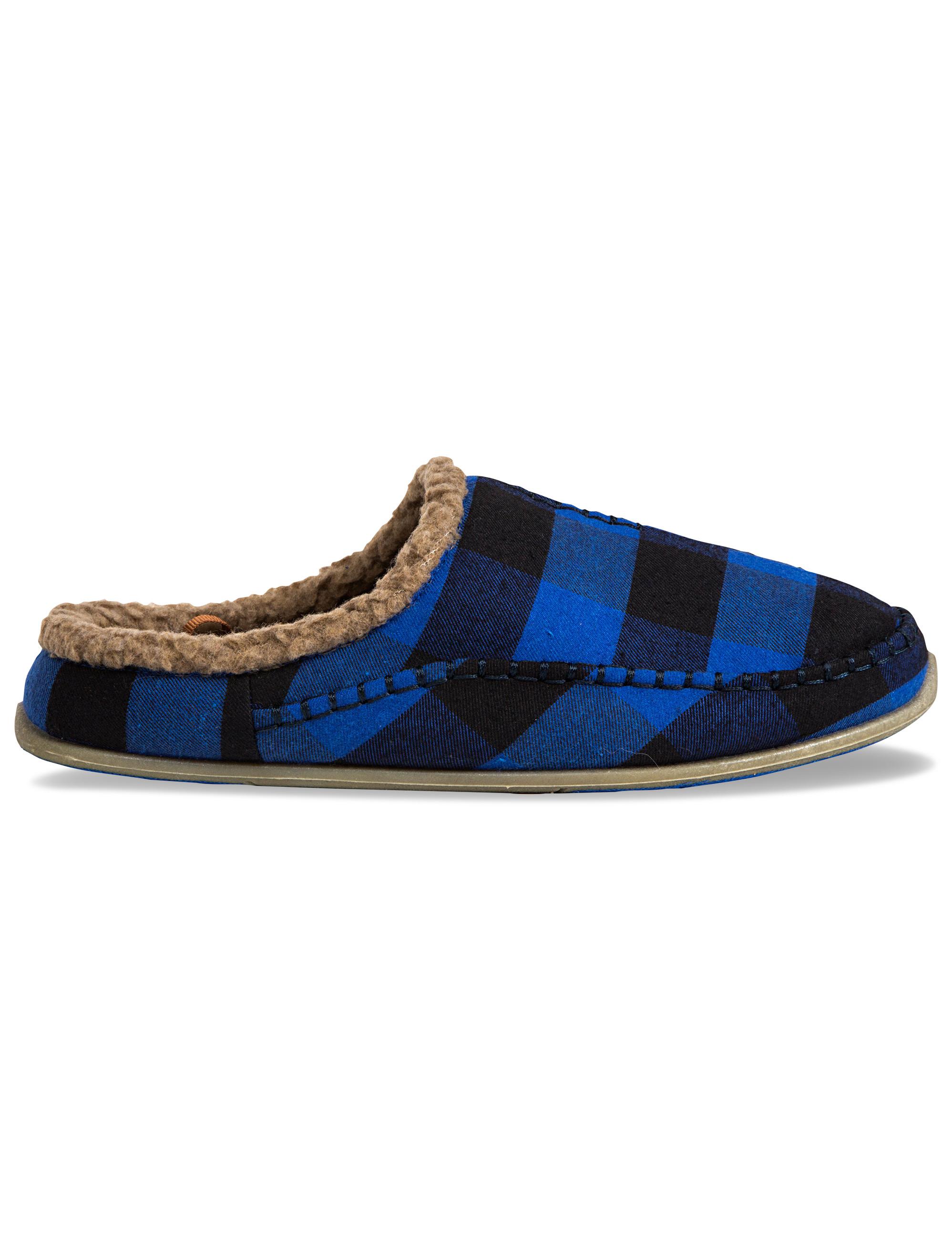 Deer Stags Big Tall Plaid Nordic Slippers in Blue for Men Lyst