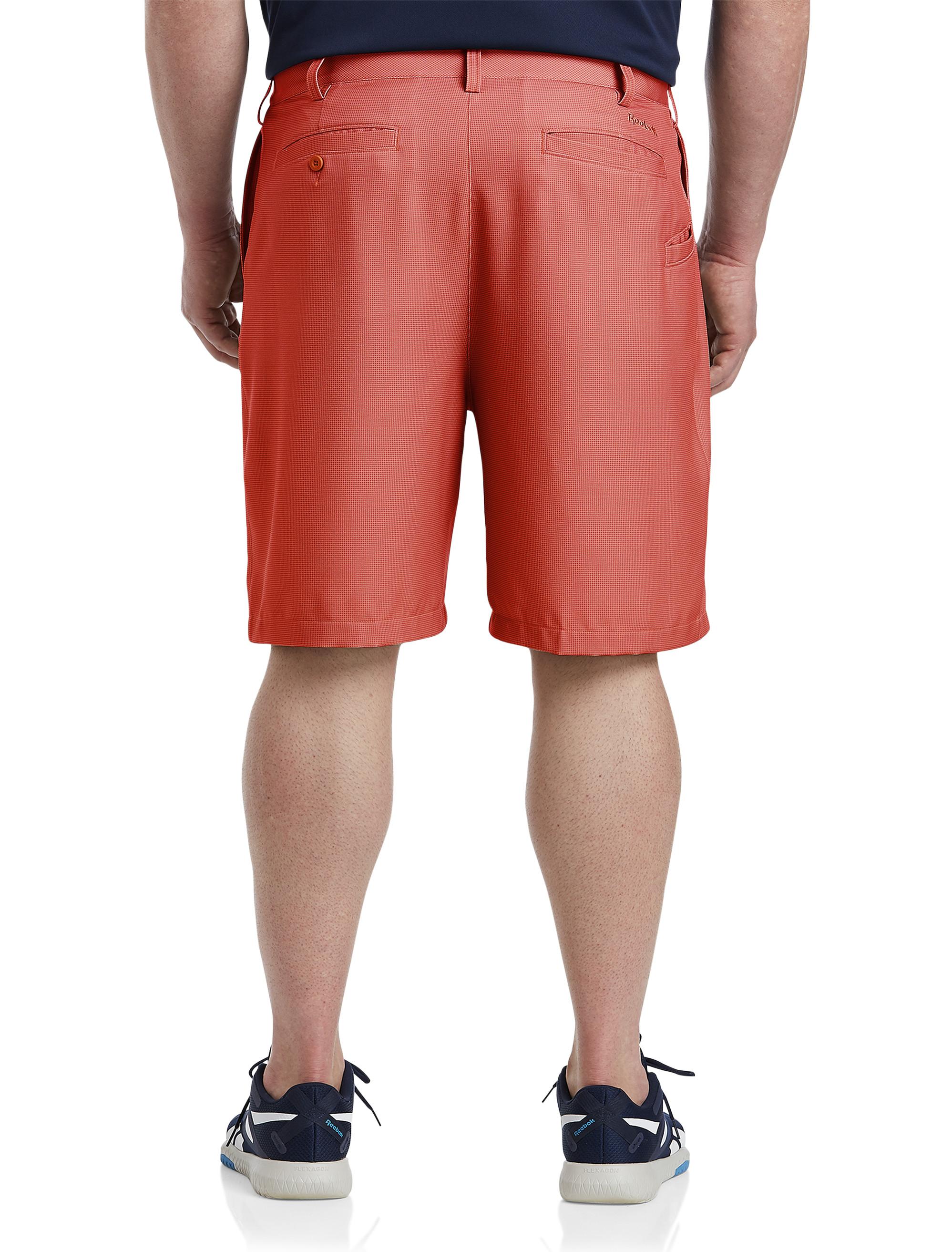 Reebok Big & Tall Speedwick Small Grid Golf Shorts in Red for Men | Lyst