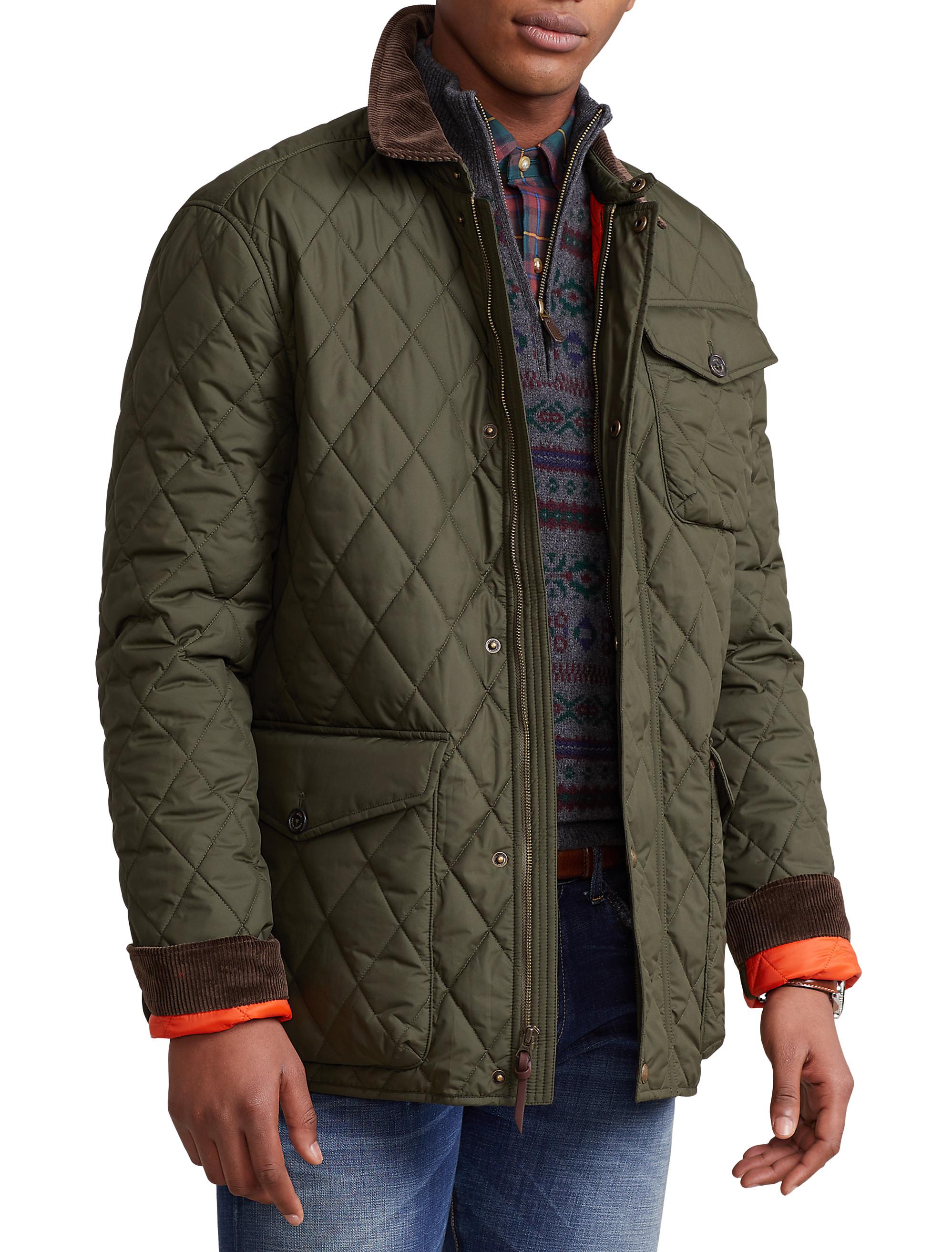Polo Ralph Lauren & Tall Beaton Quilted Jacket Green for | Lyst