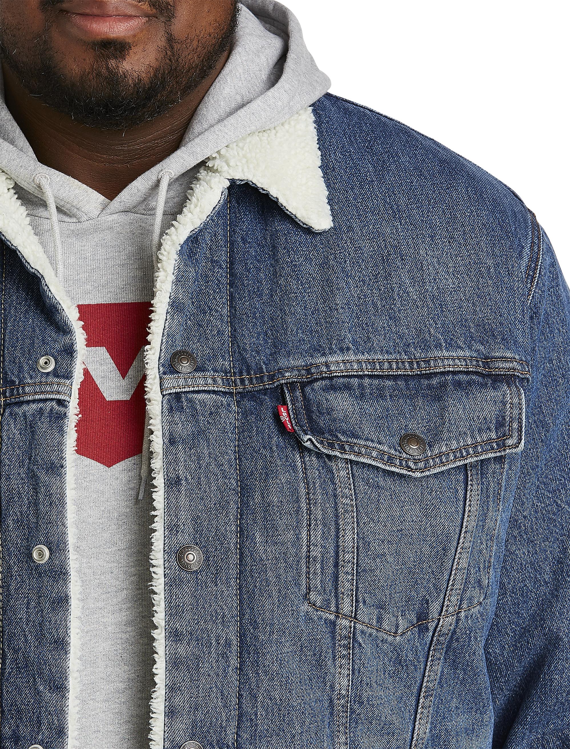 Faux Sherpa Trucker Jacket 