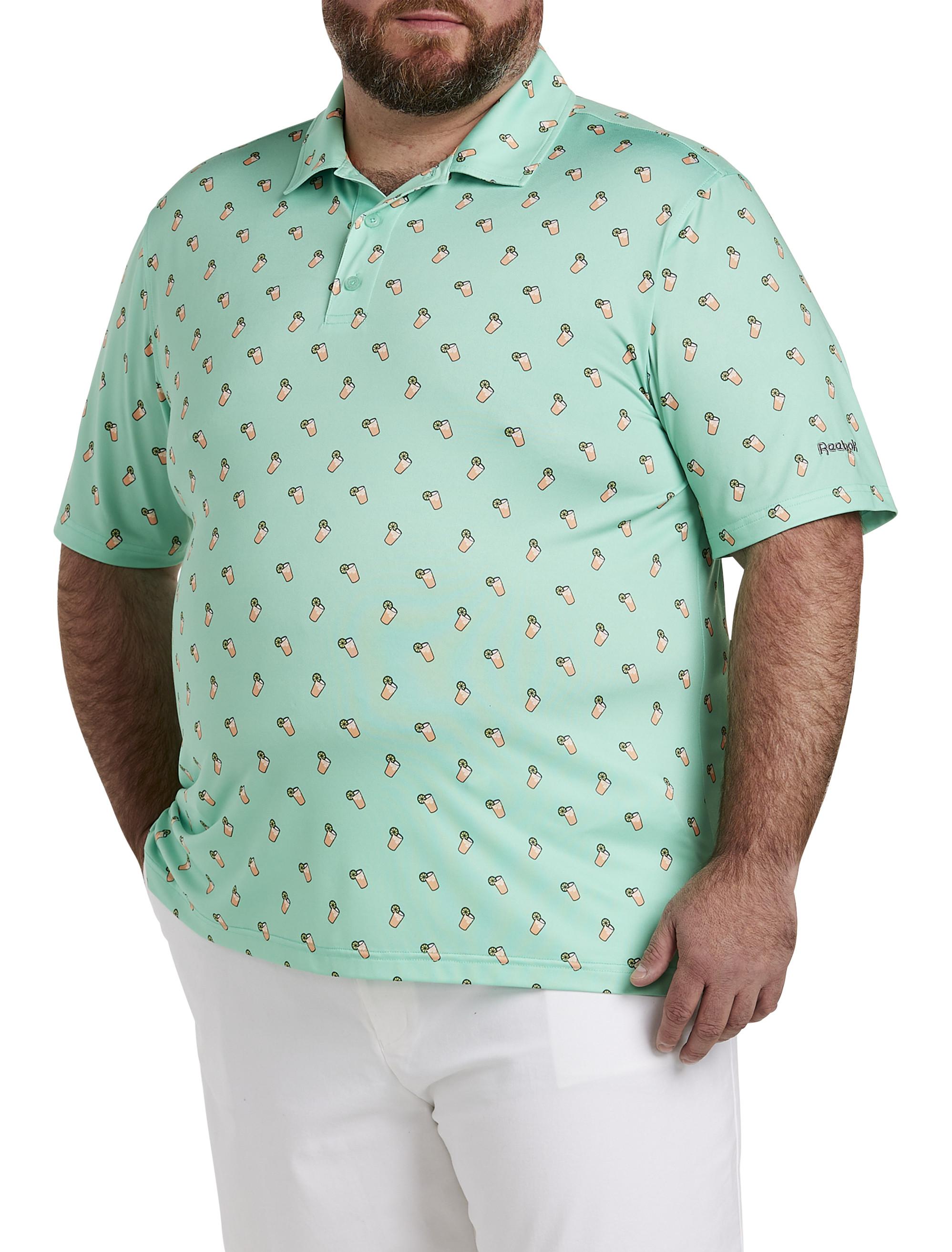 Reebok Big & Tall Speedwick Beverage Polo Shirt in Green for Men | Lyst