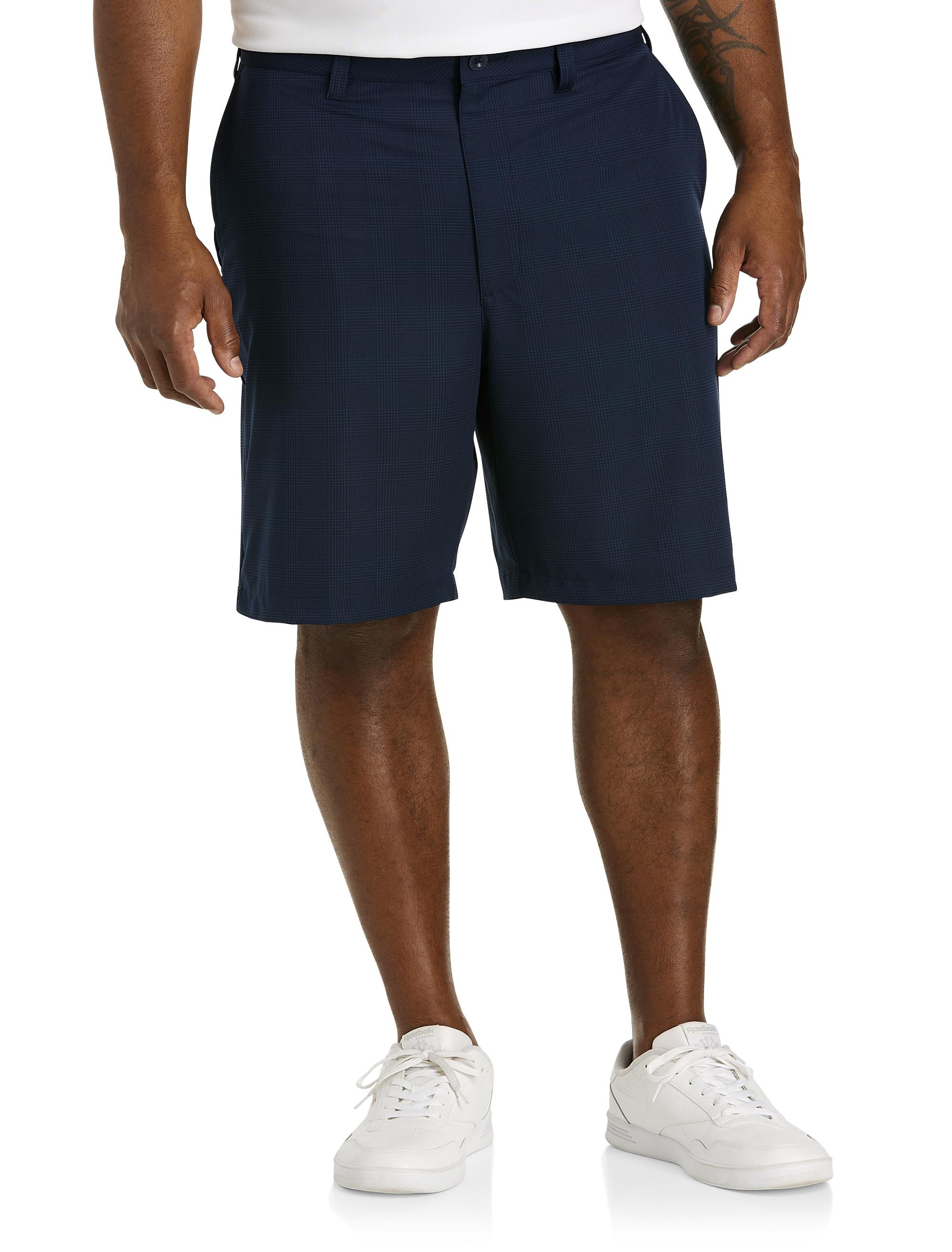 Reebok Big & Tall Performance Plaid Golf Shorts in Blue for Men | Lyst