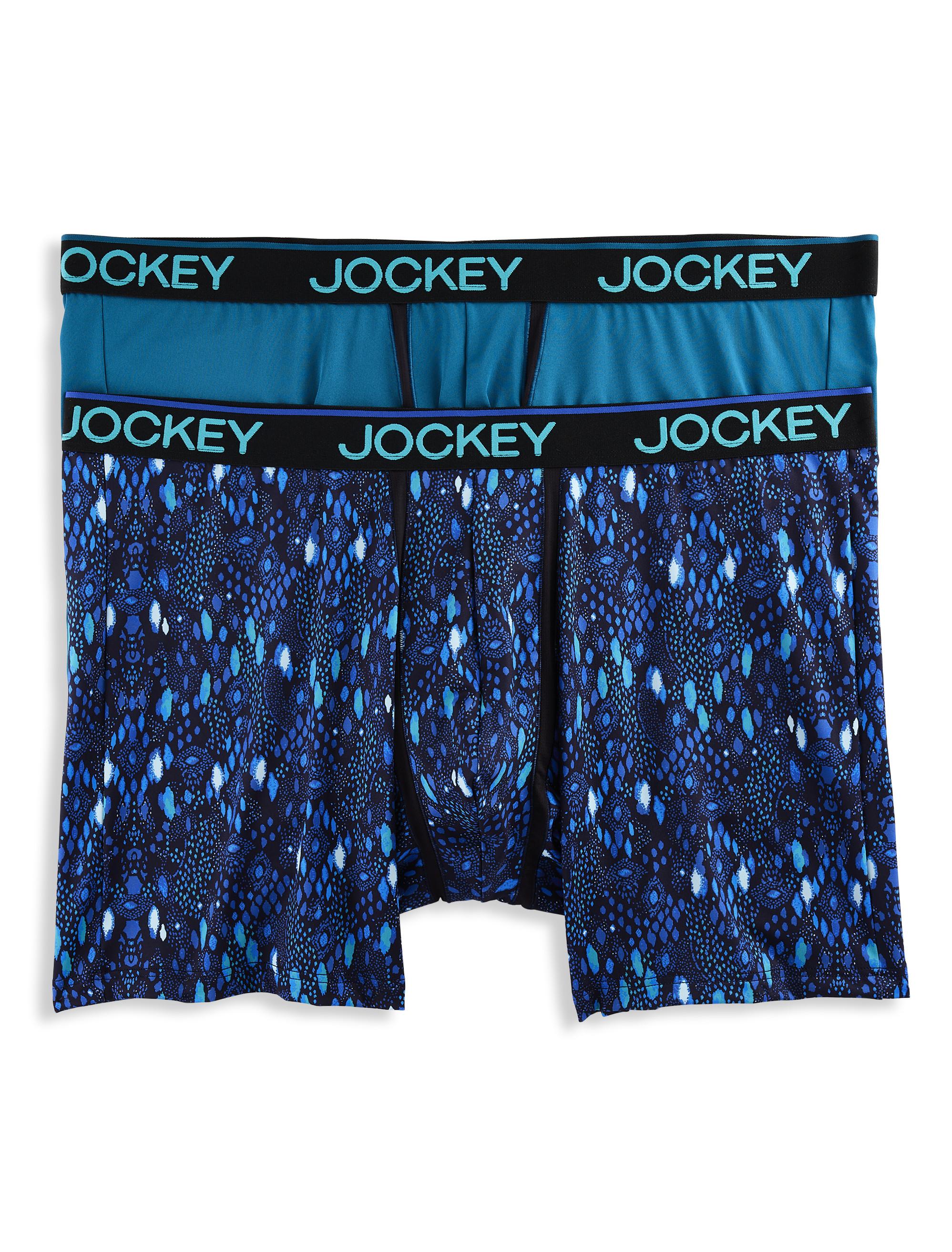 Jockey Big & Tall 2-pk Chafe-proof Micro Boxer Briefs in Blue for Men | Lyst
