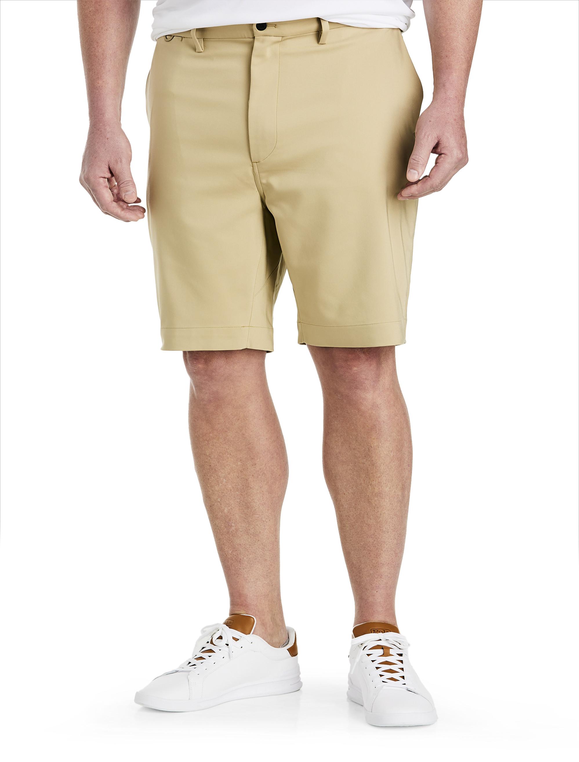 Polo Ralph Lauren Big & Tall Performance Stretch Tech Dobby Shorts in  Natural for Men | Lyst