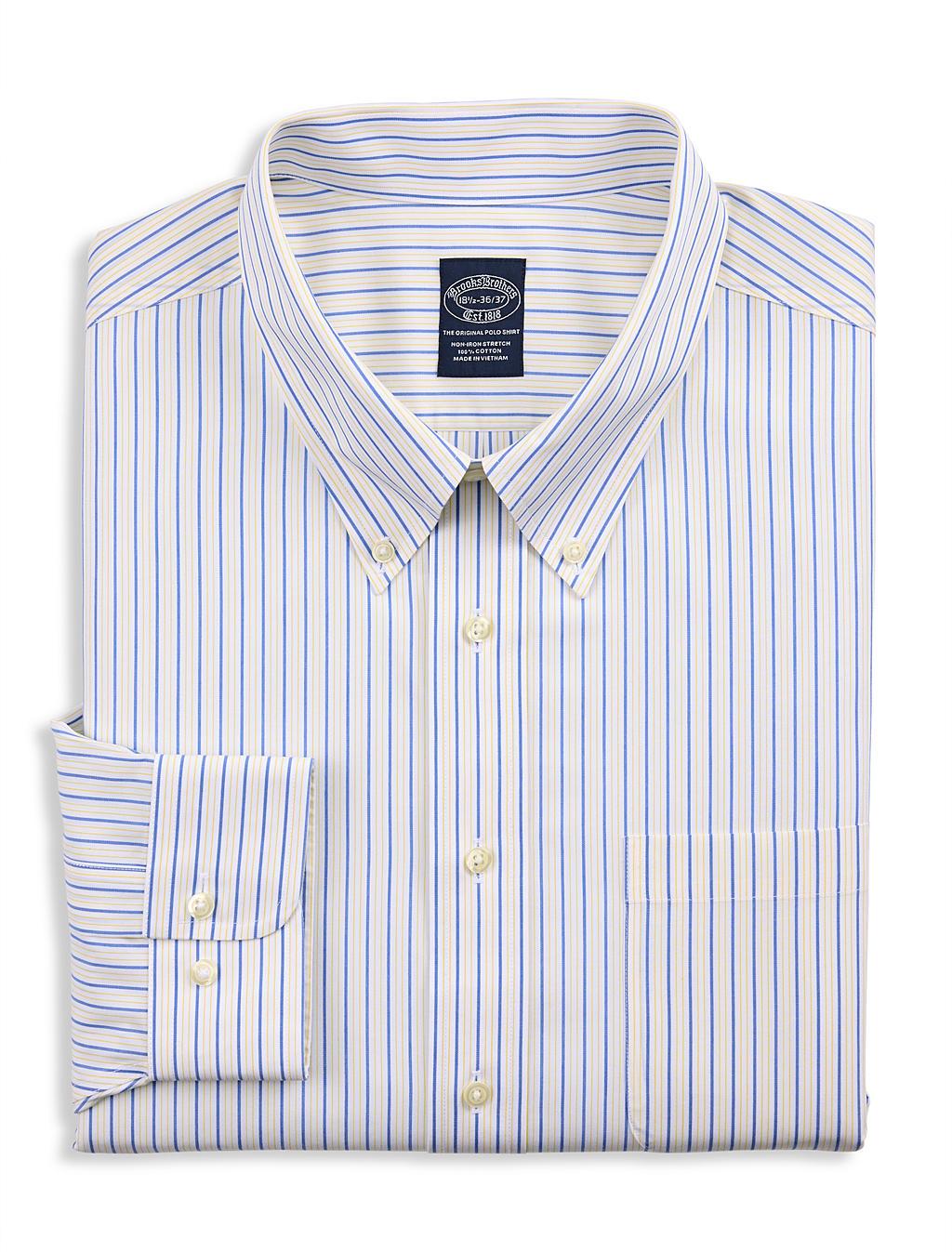 Dress Shirt Camicie Brooks Brothers Online Milano Slim-Fit Dress Shirt,  Non-Iron Point Collar