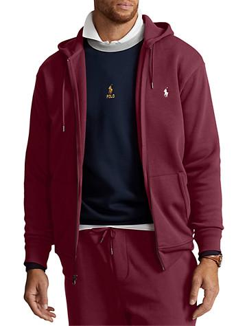 Lauren Double Knit Hoodie Polo Red Zip Up Double Knit Macys