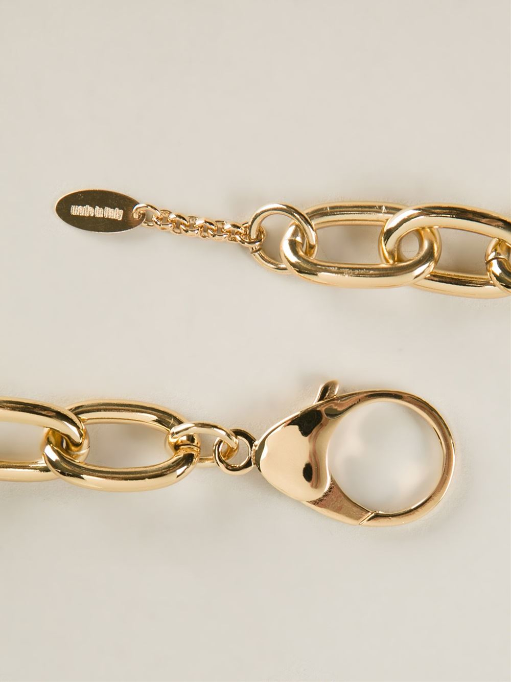 Moschino Charm Chain Belt in Gold (metallic) Lyst