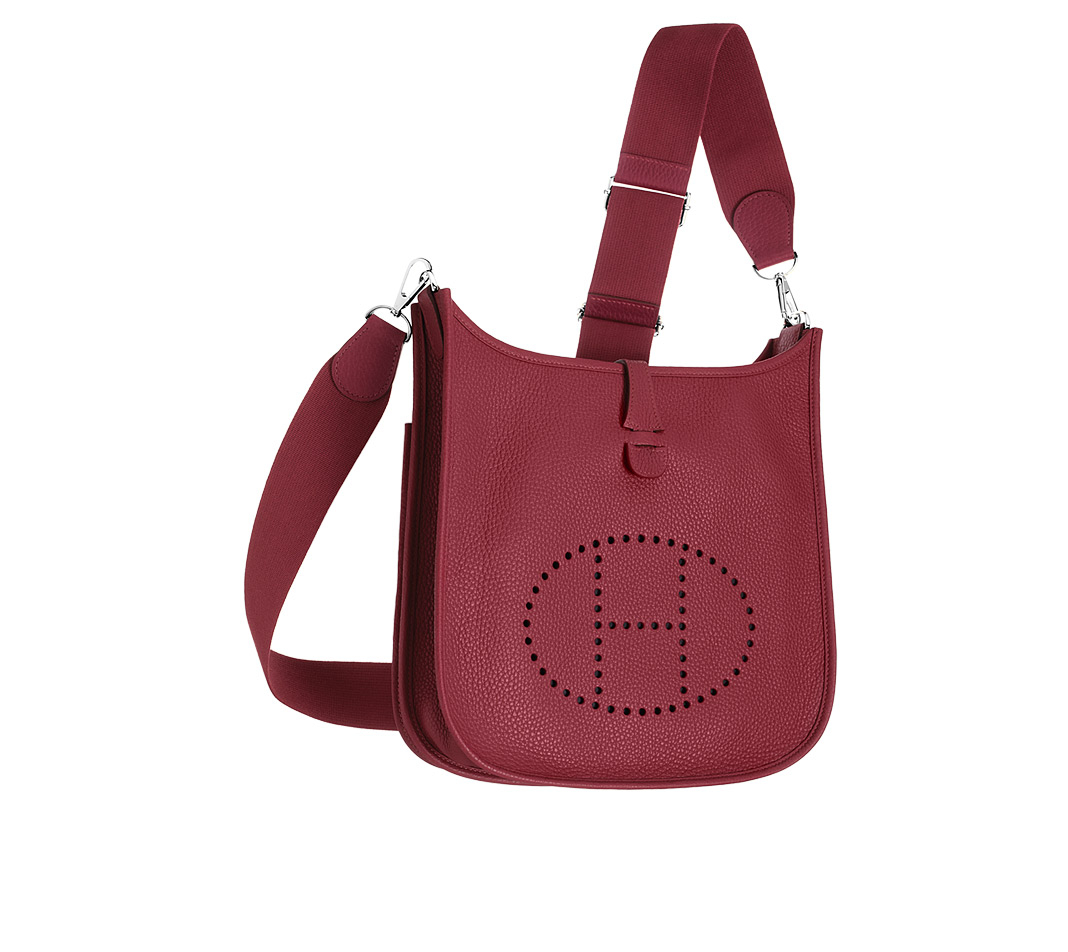 hermes evelyne bag red
