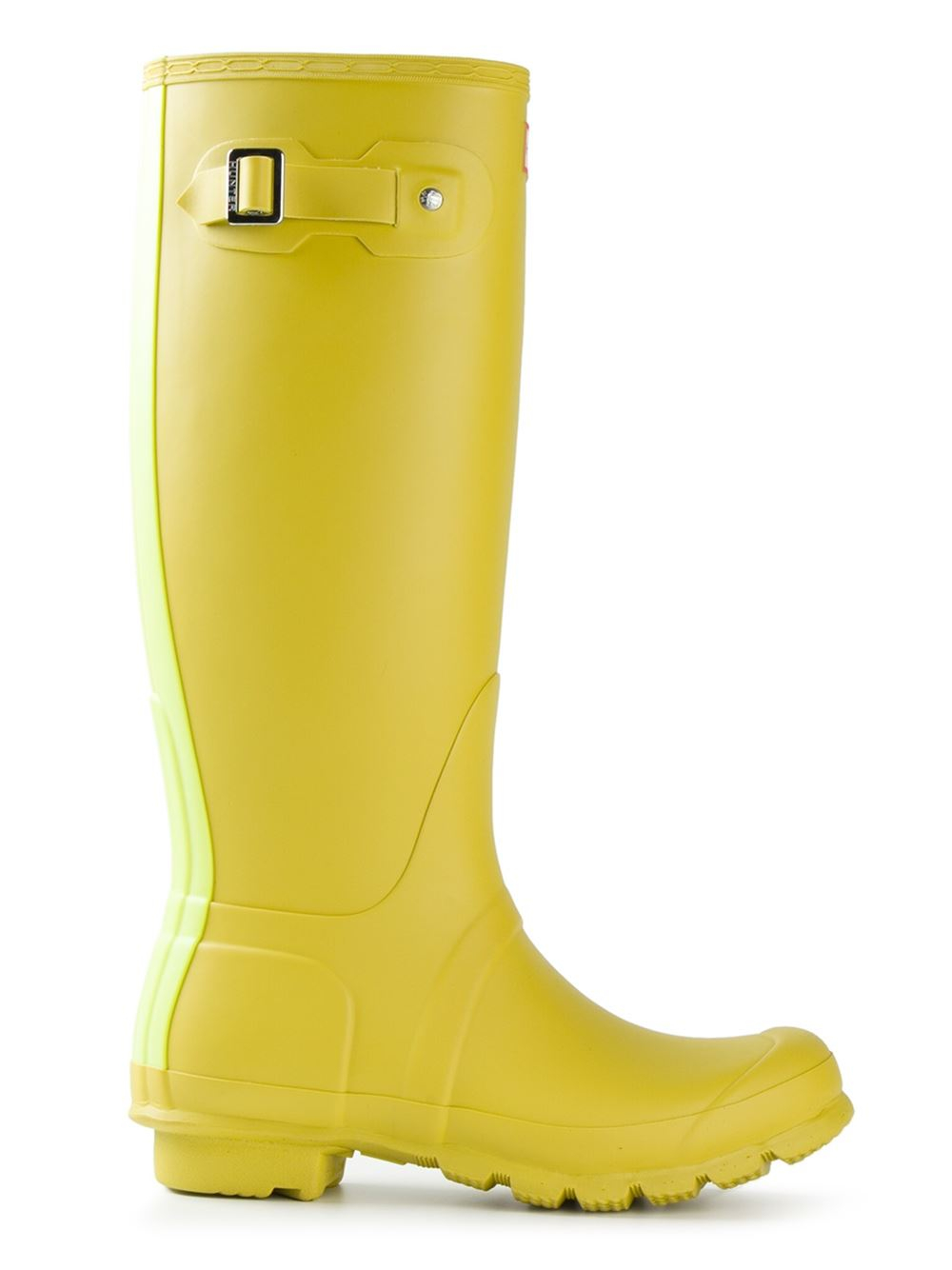 yellow hunter rain boots sale
