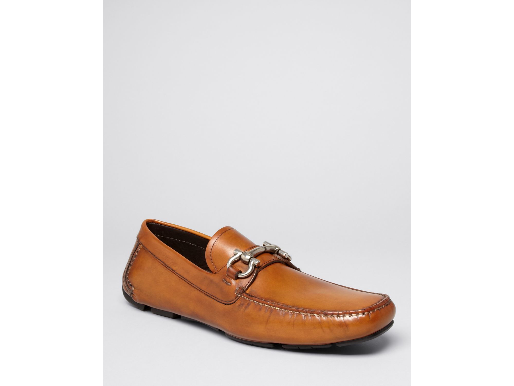 Ferragamo Parigi Leather Driving 