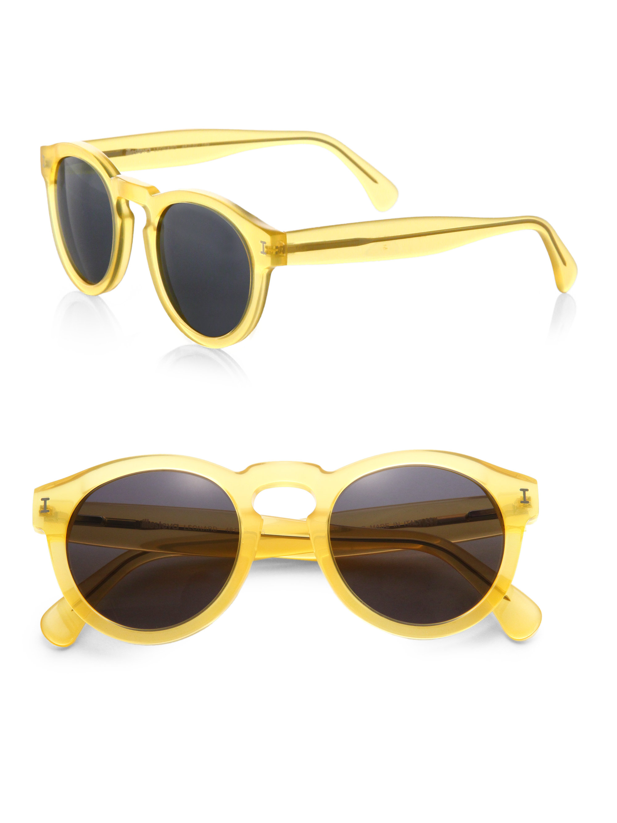 illesteva yellow sunglasses