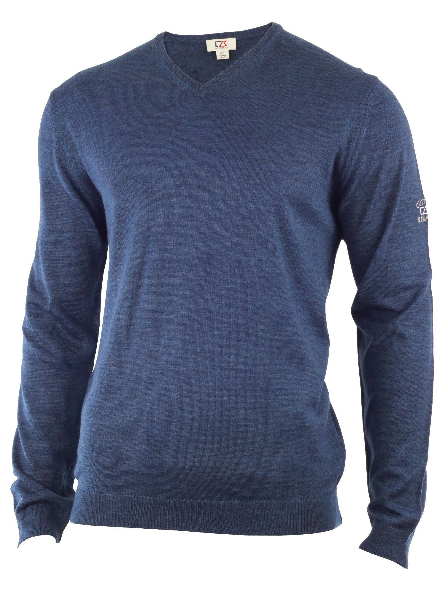 Cutter & buck Merino V Neck Sweater in Blue for Men | Lyst