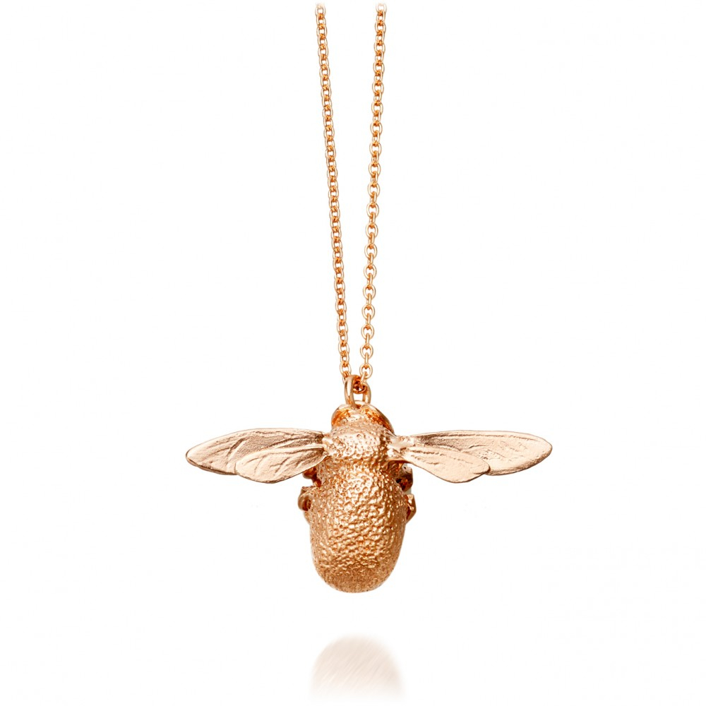 alex monroe rose gold bee