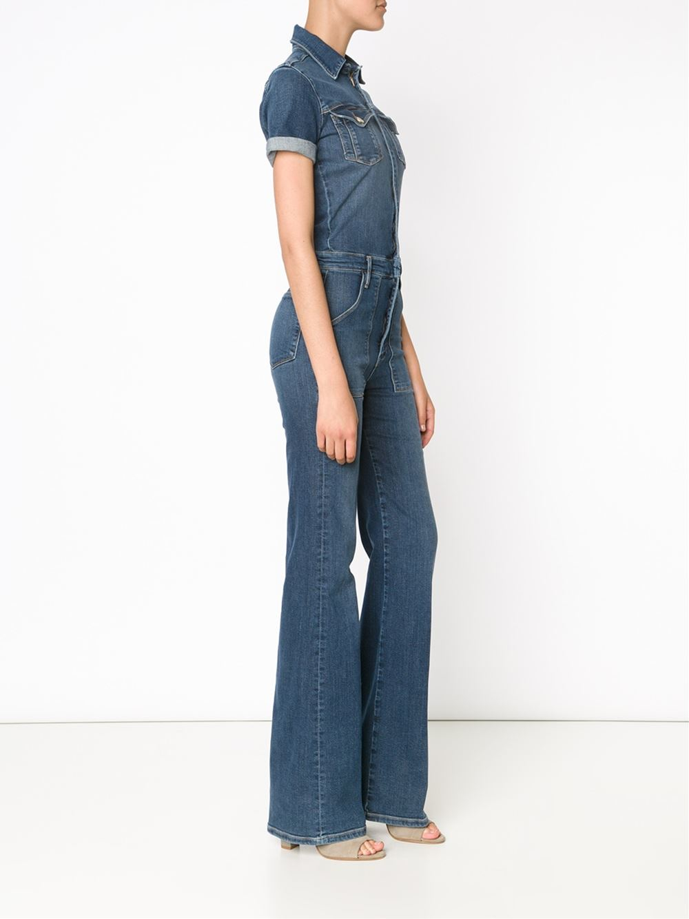 Frame Denim Jumpsuit in Blue | Lyst