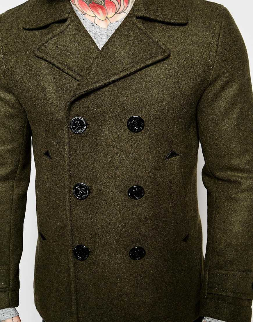 Diesel wool coat discount
