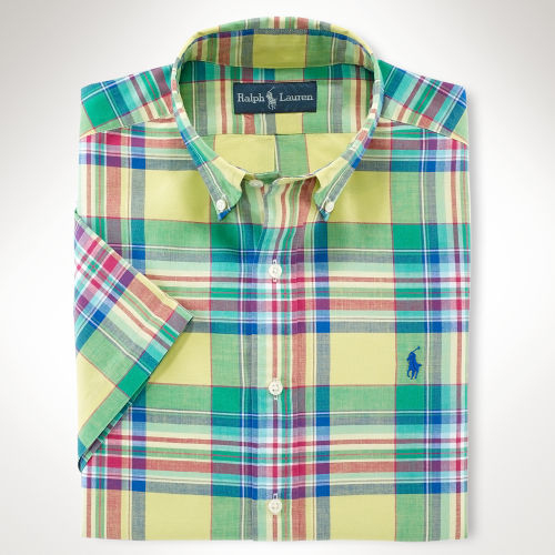 polo madras shirt