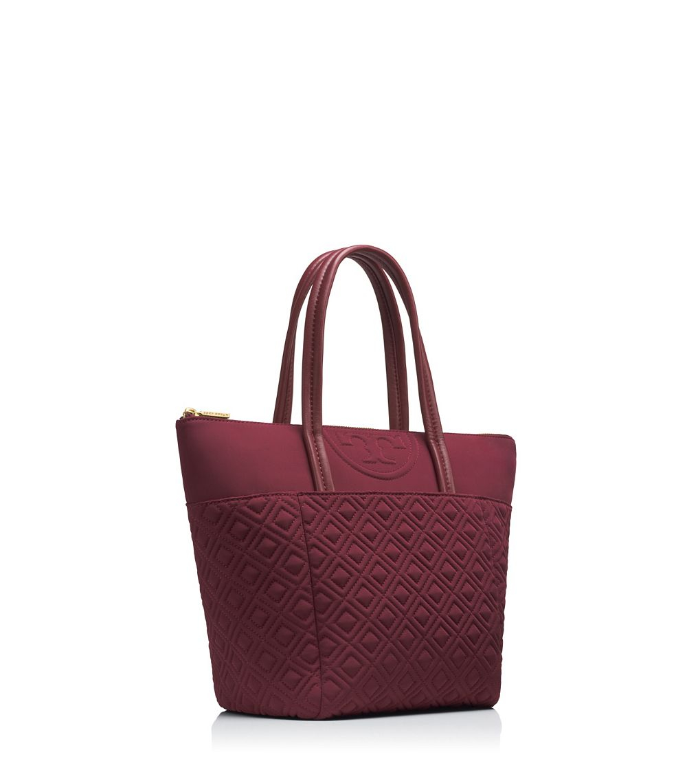 nylon tory burch tote bag