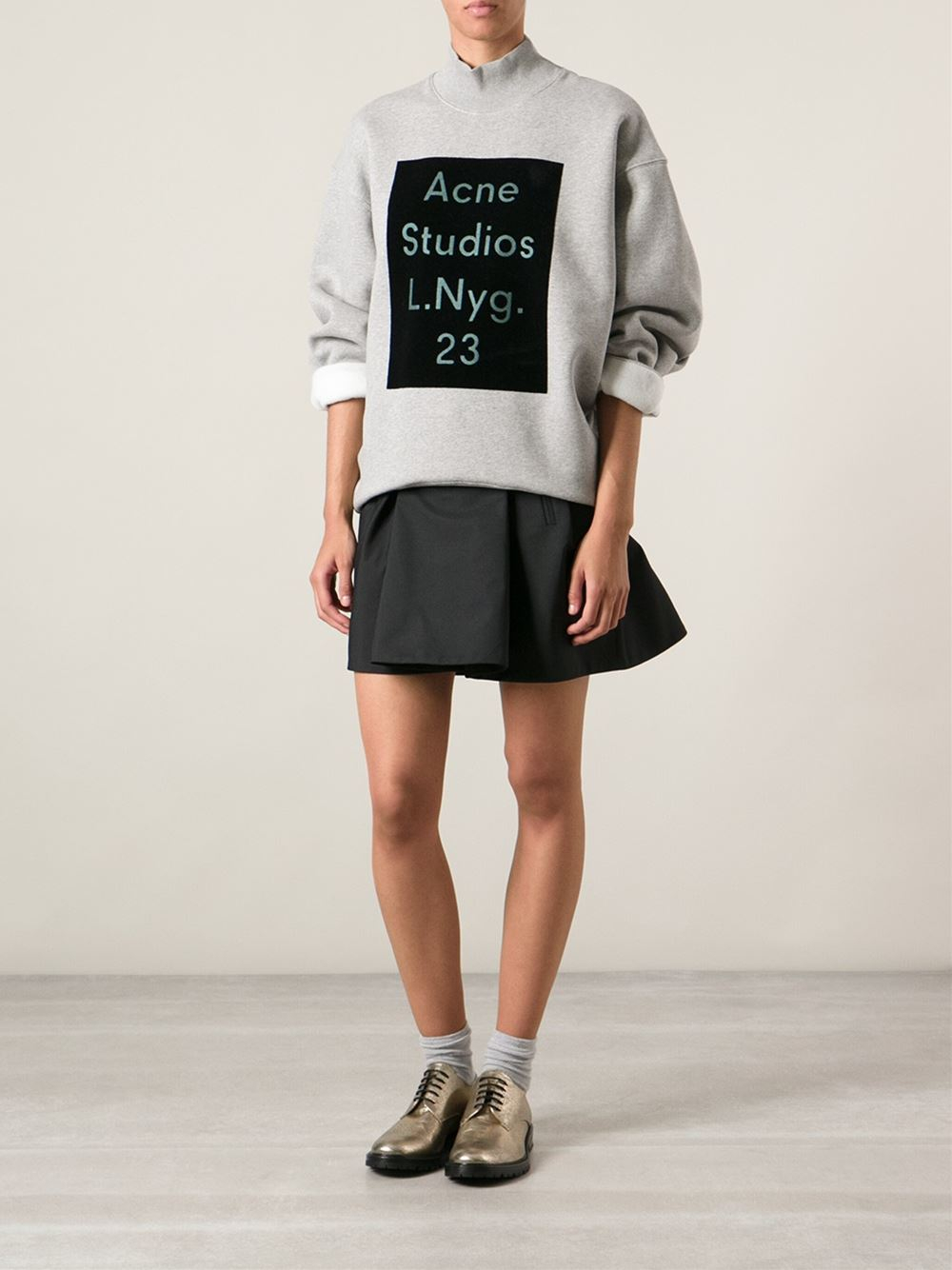 acne studios beta flock sweatshirt