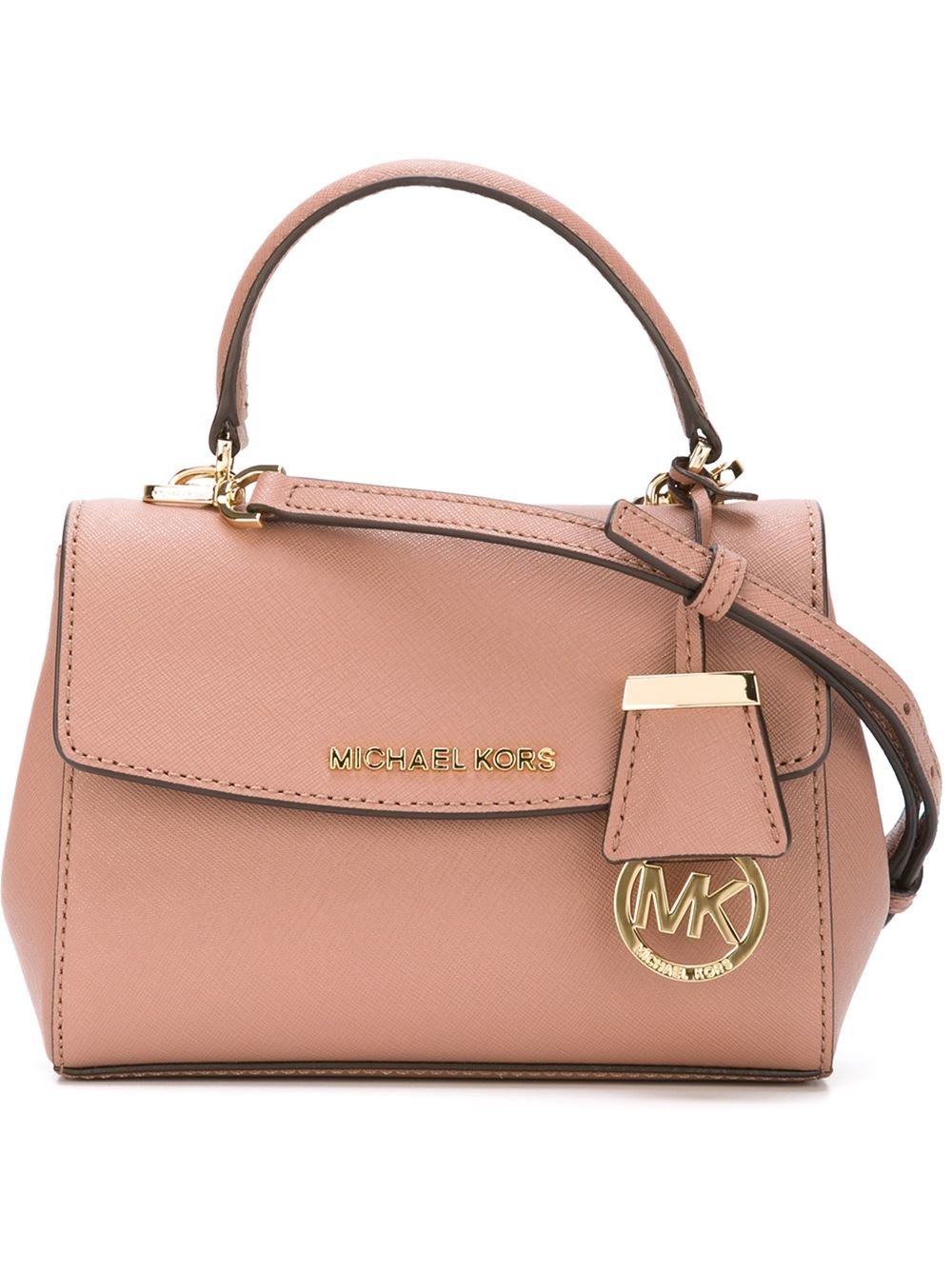 Michael michael kors Mini &#39;ava&#39; Tote in Pink | Lyst