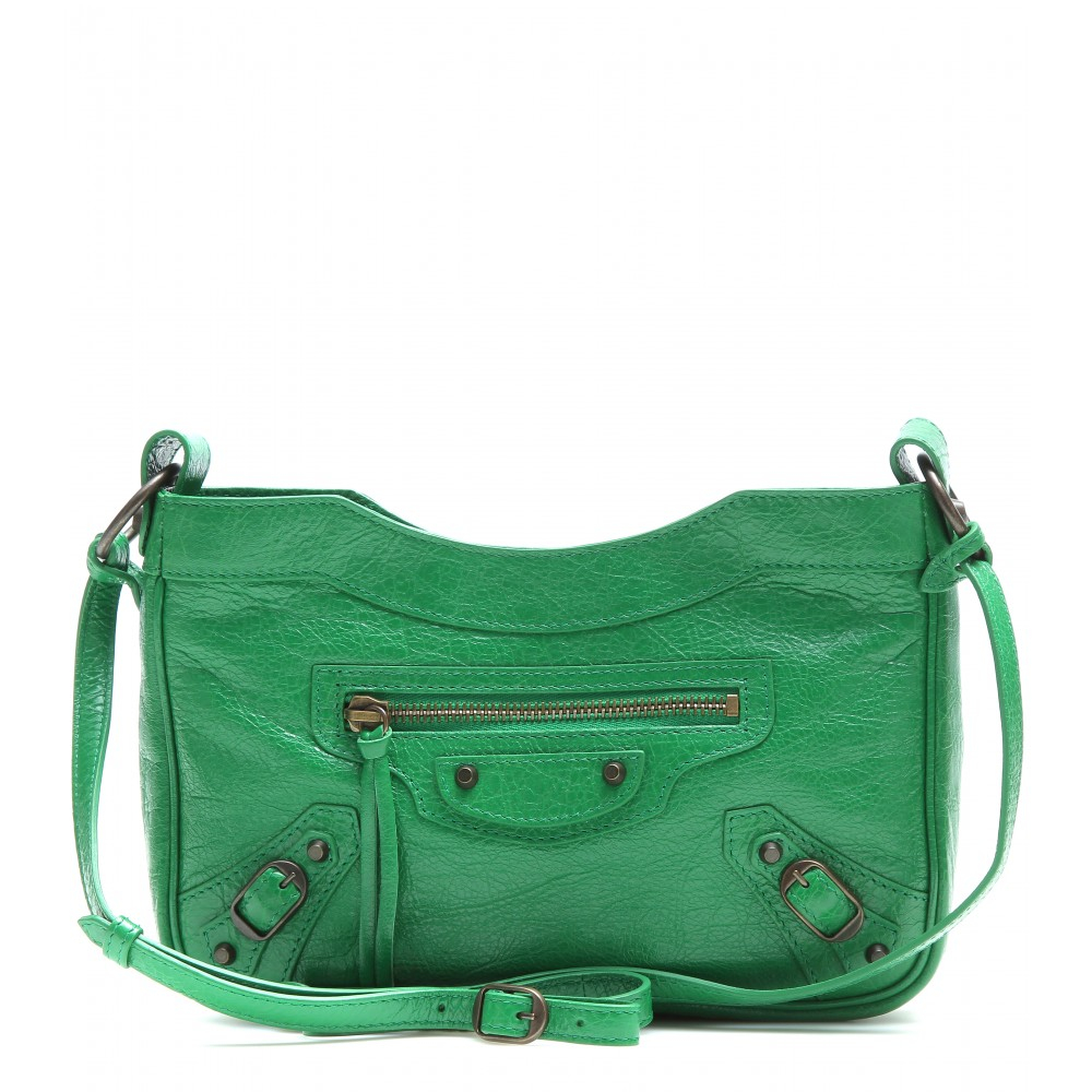 balenciaga classic hip leather shoulder bag