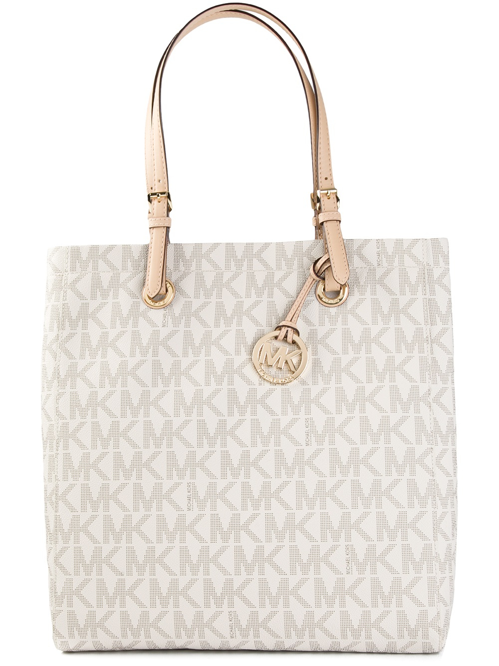 MICHAEL Michael Jet Tote in Natural - Lyst