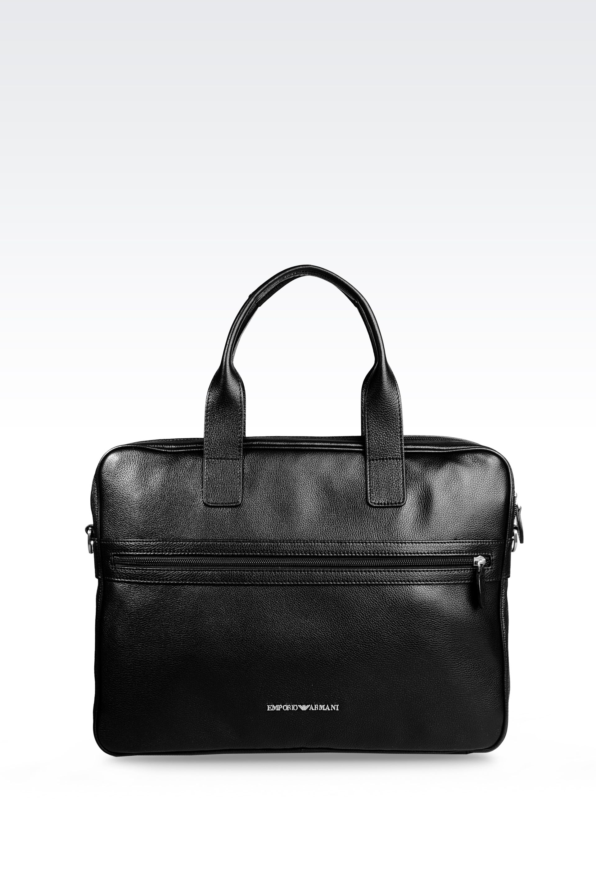 giorgio armani laptop bag