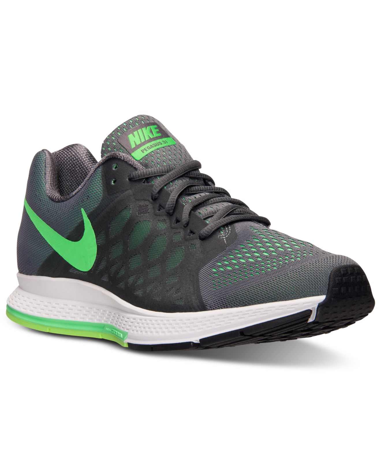 Nike Men'S Zoom Pegasus 31 Running Sneakers From Finish Line in Green for Men | Lyst
