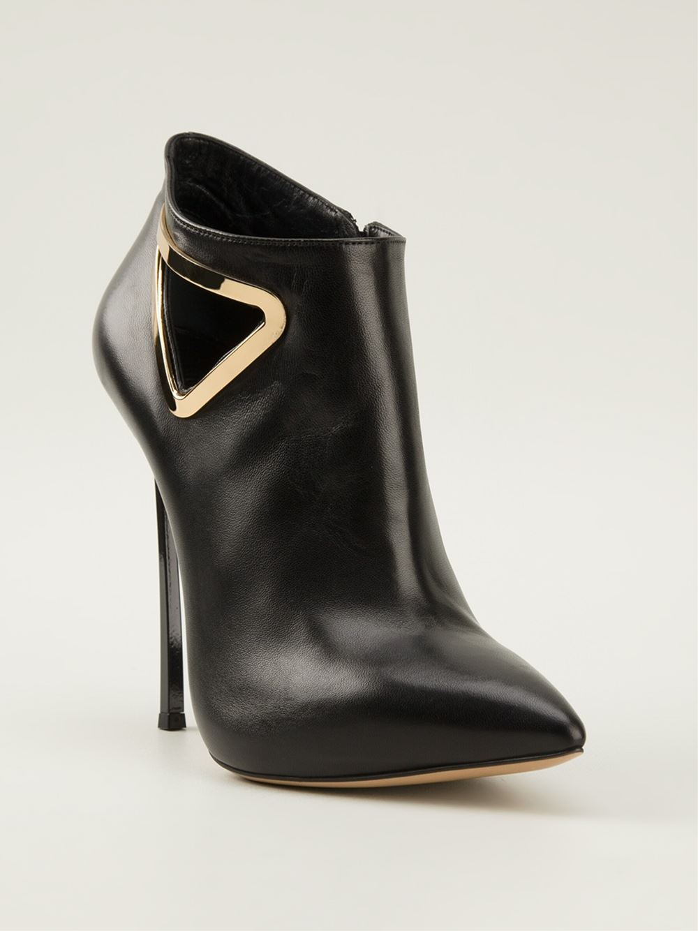 Casadei 'Triangle' Ankle Boots in Black Lyst