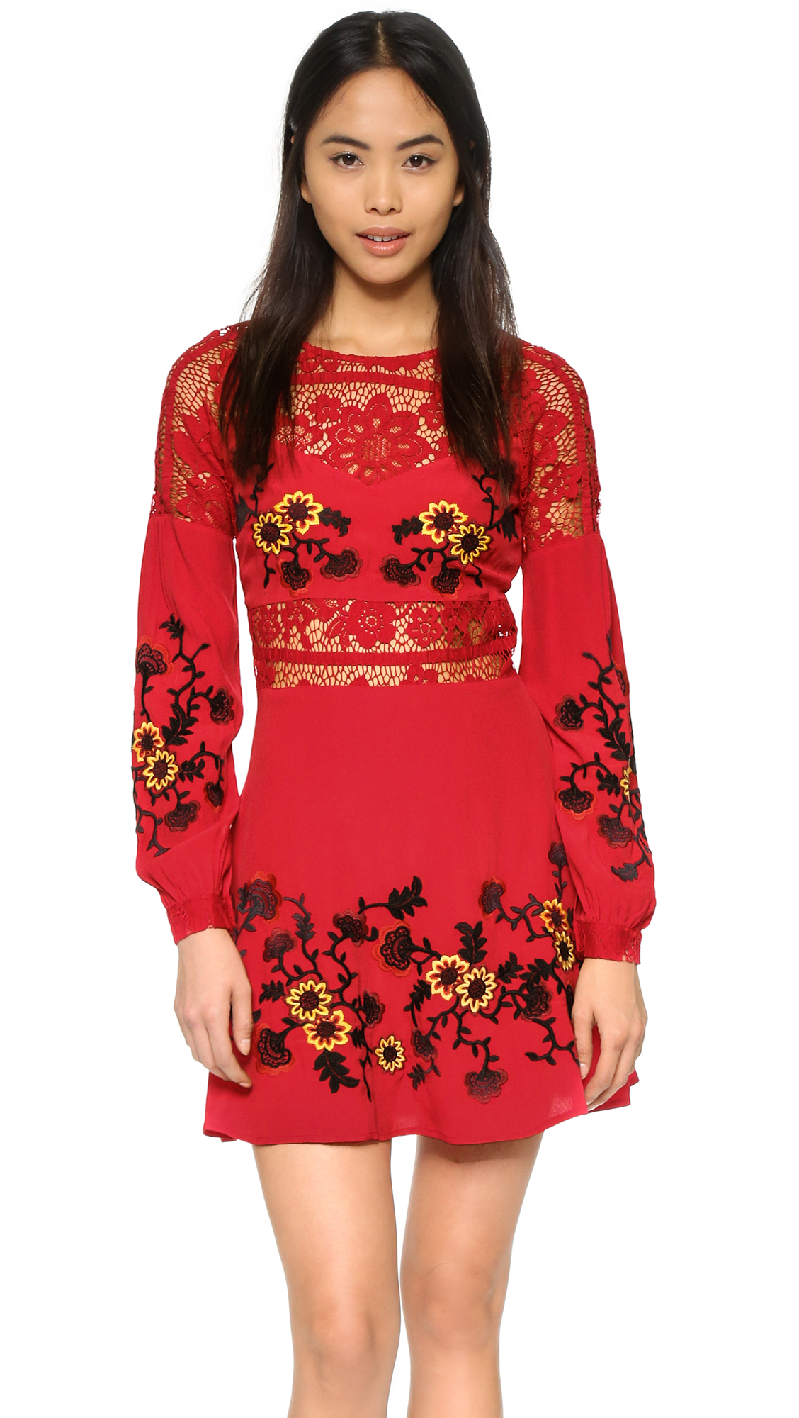 for love and lemons red dress