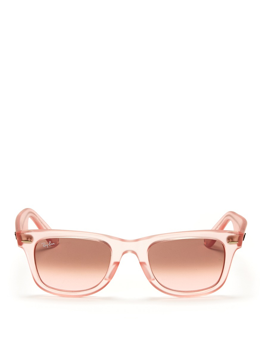 ray ban wayfarer pink frame