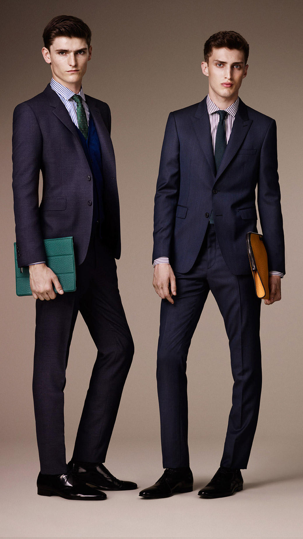 Burberry Slim Fit Virgin Wool Suit in Pewter Blue (Blue) for Men Lyst